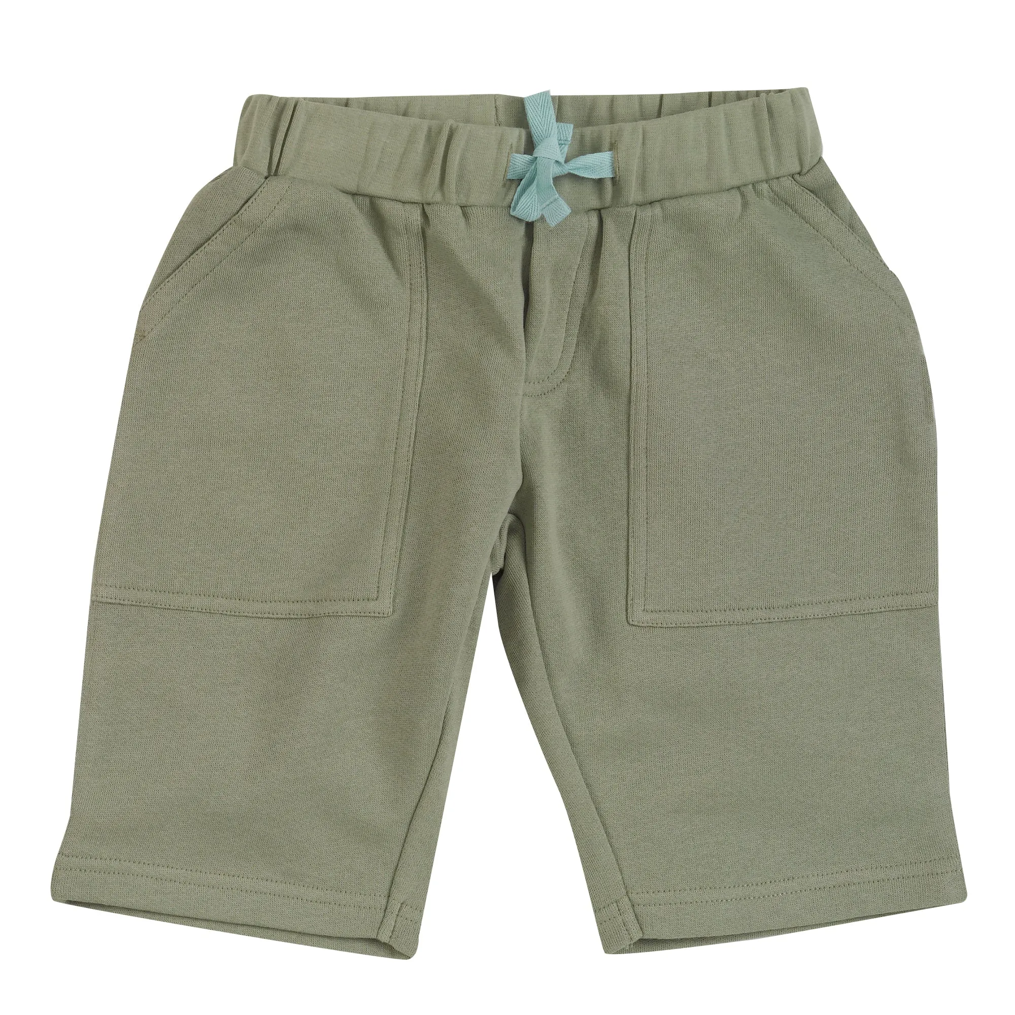 Pigeon Jersey shorts, tea green