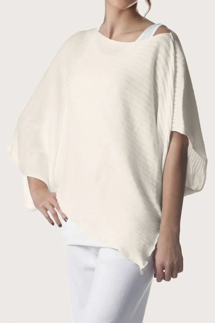 Pima Cotton Butterfly Boatneck Sweater