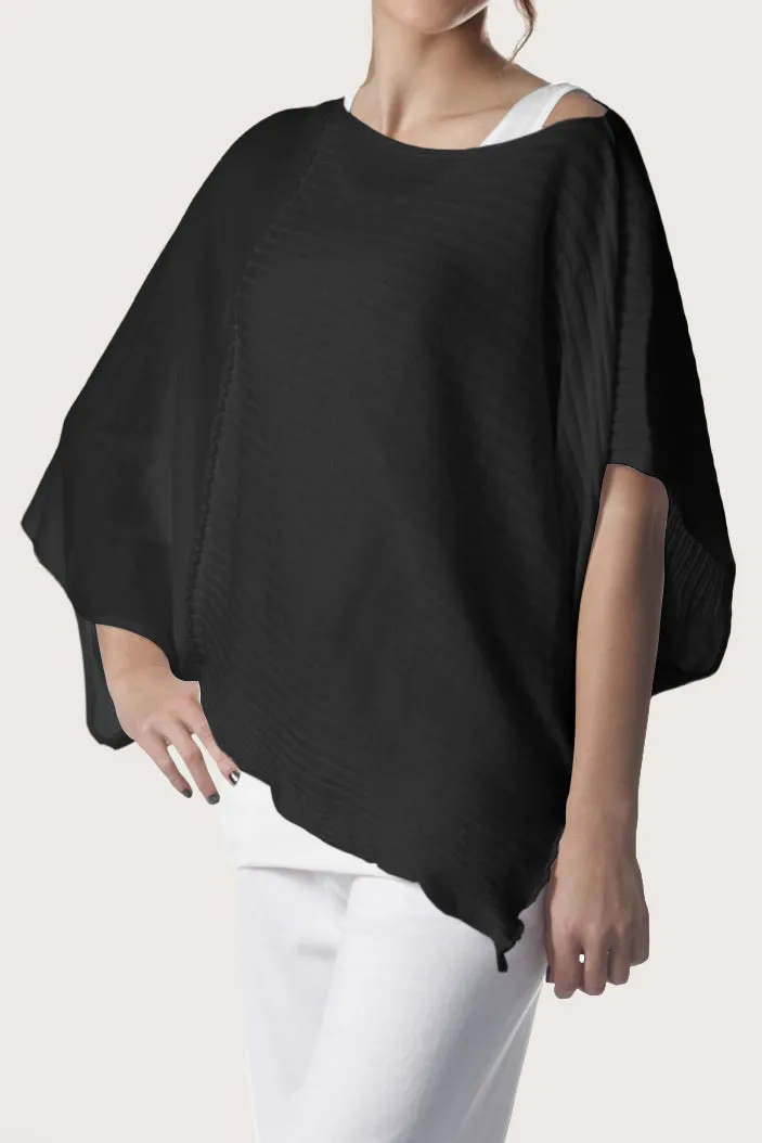 Pima Cotton Butterfly Boatneck Sweater