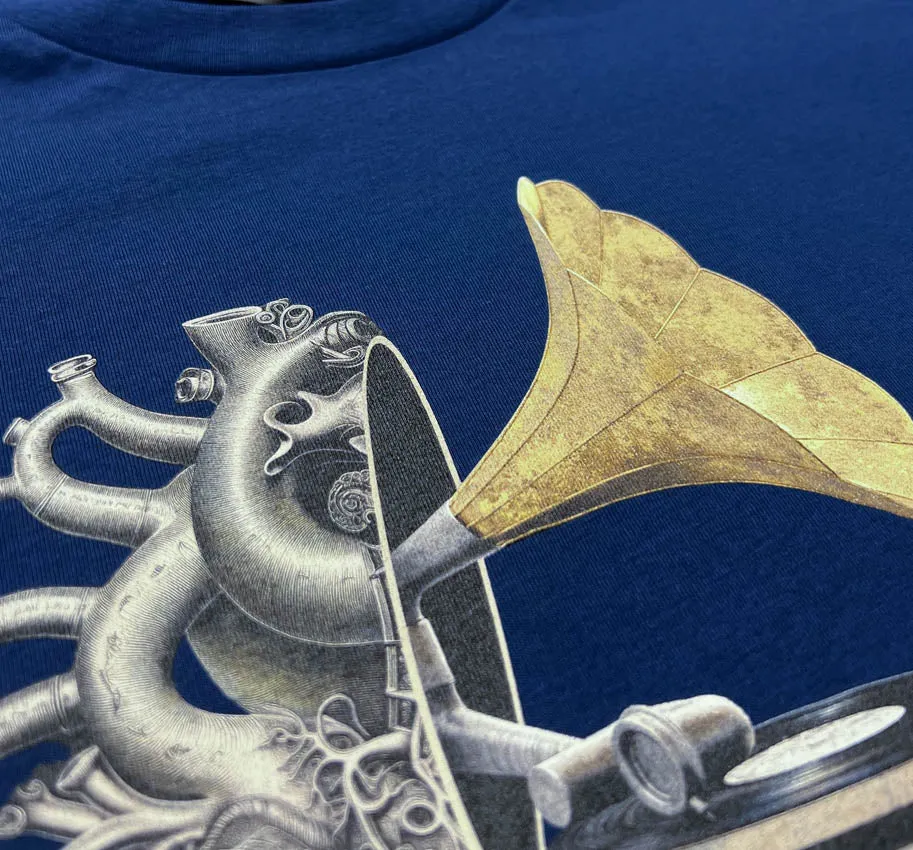 Play From The Heart Men's T Cobolt Blue