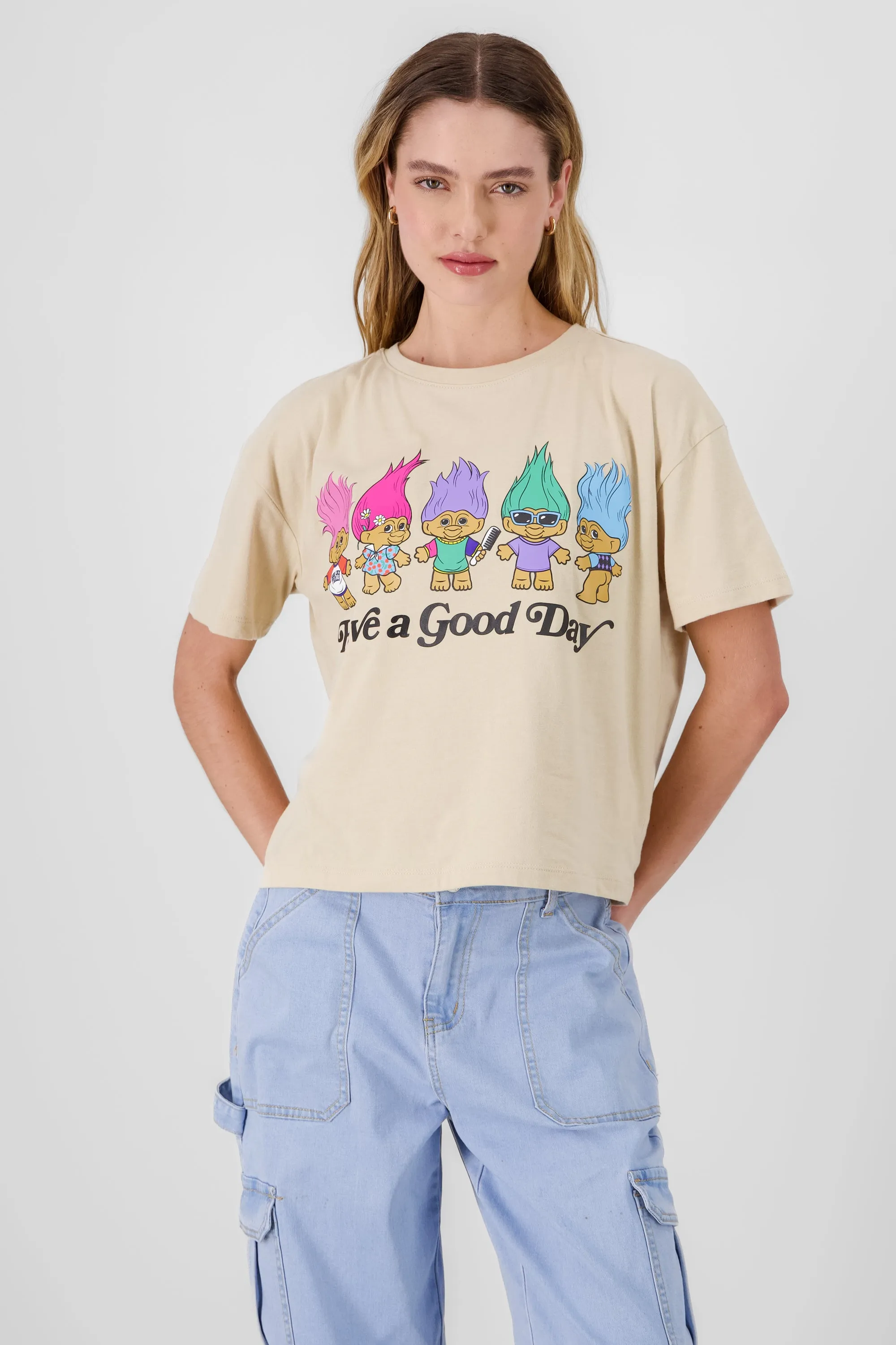Playera boxy trolls