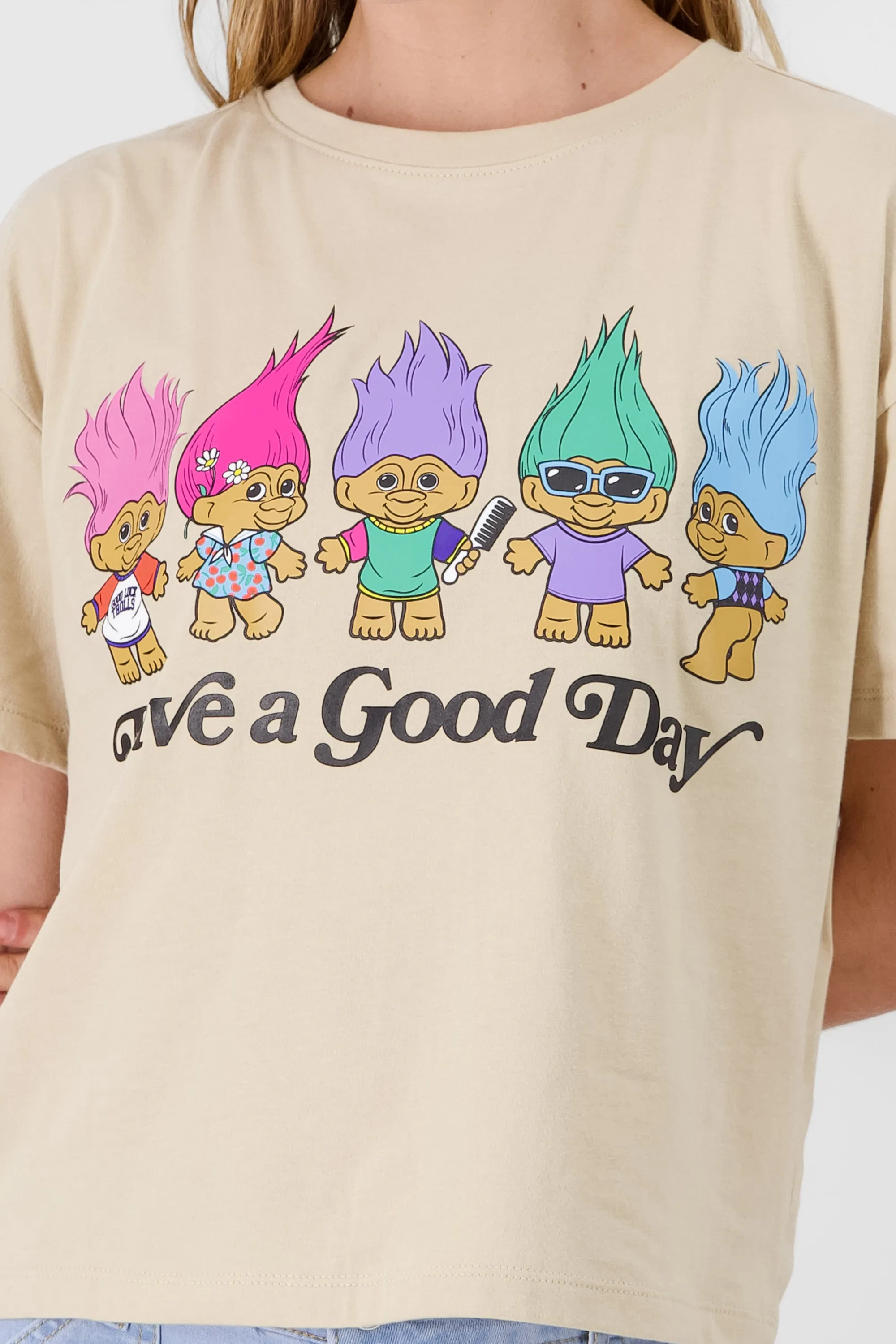 Playera boxy trolls