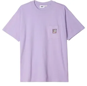 Point Pocket Organic T-Shirt Digital lavender