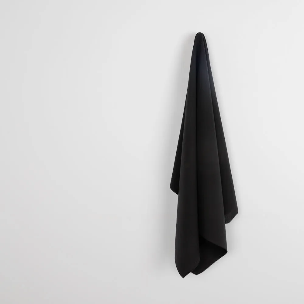Poly Double Crepe - Black