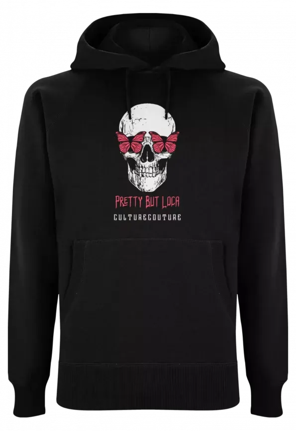 Pretty But Loca Hoodie/Black/Clean