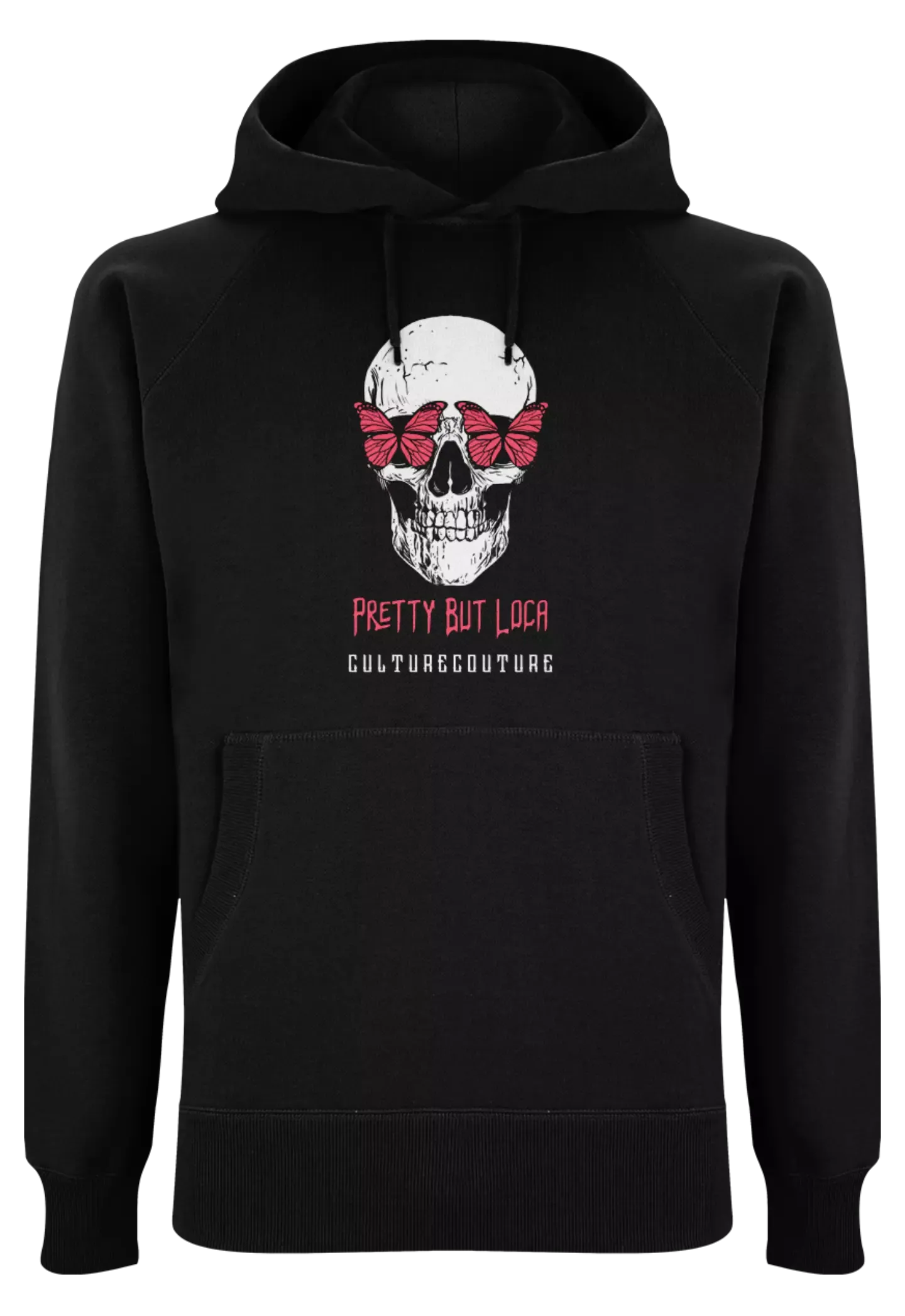 Pretty But Loca Hoodie/Black/Clean