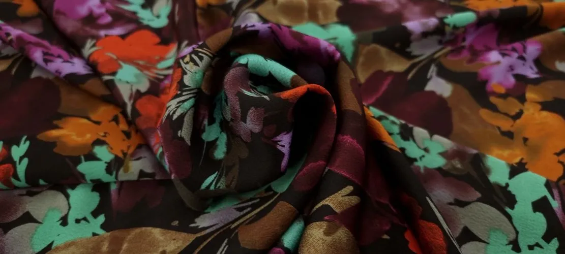 Printed Polyester Lustrous Promenade