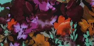 Printed Polyester Lustrous Promenade