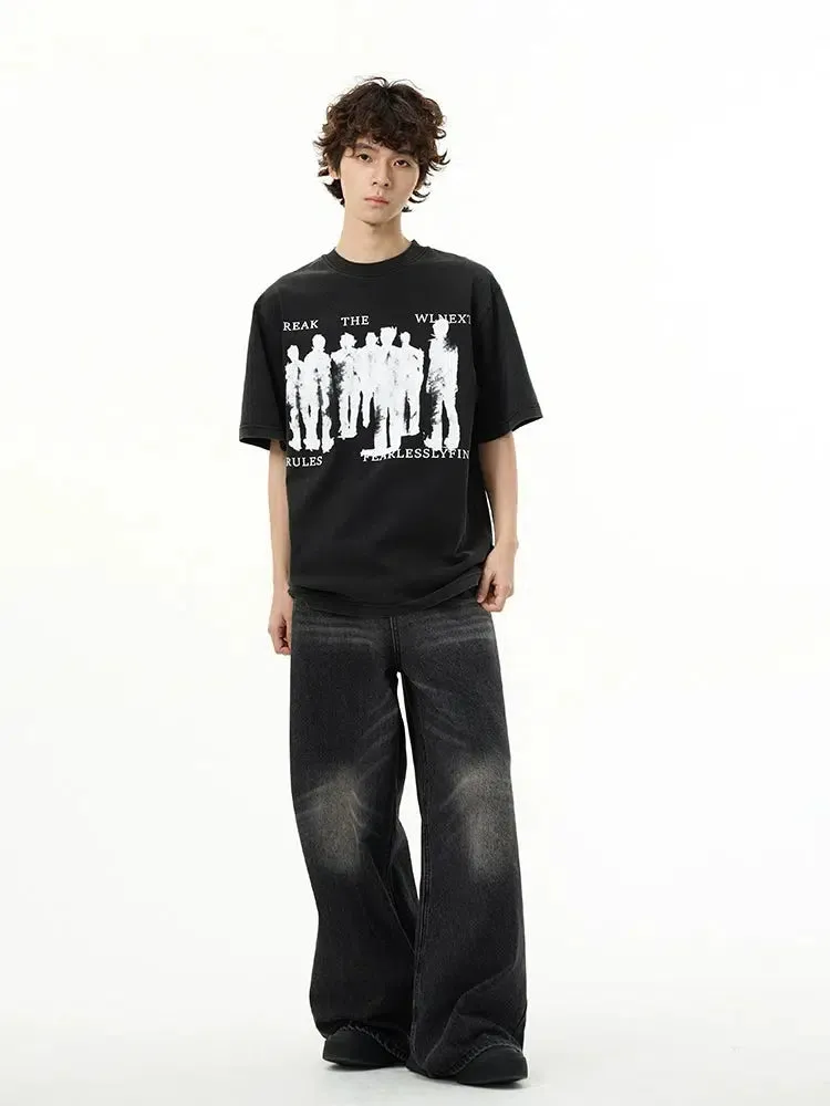 Printed Short-sleeved T-shirt