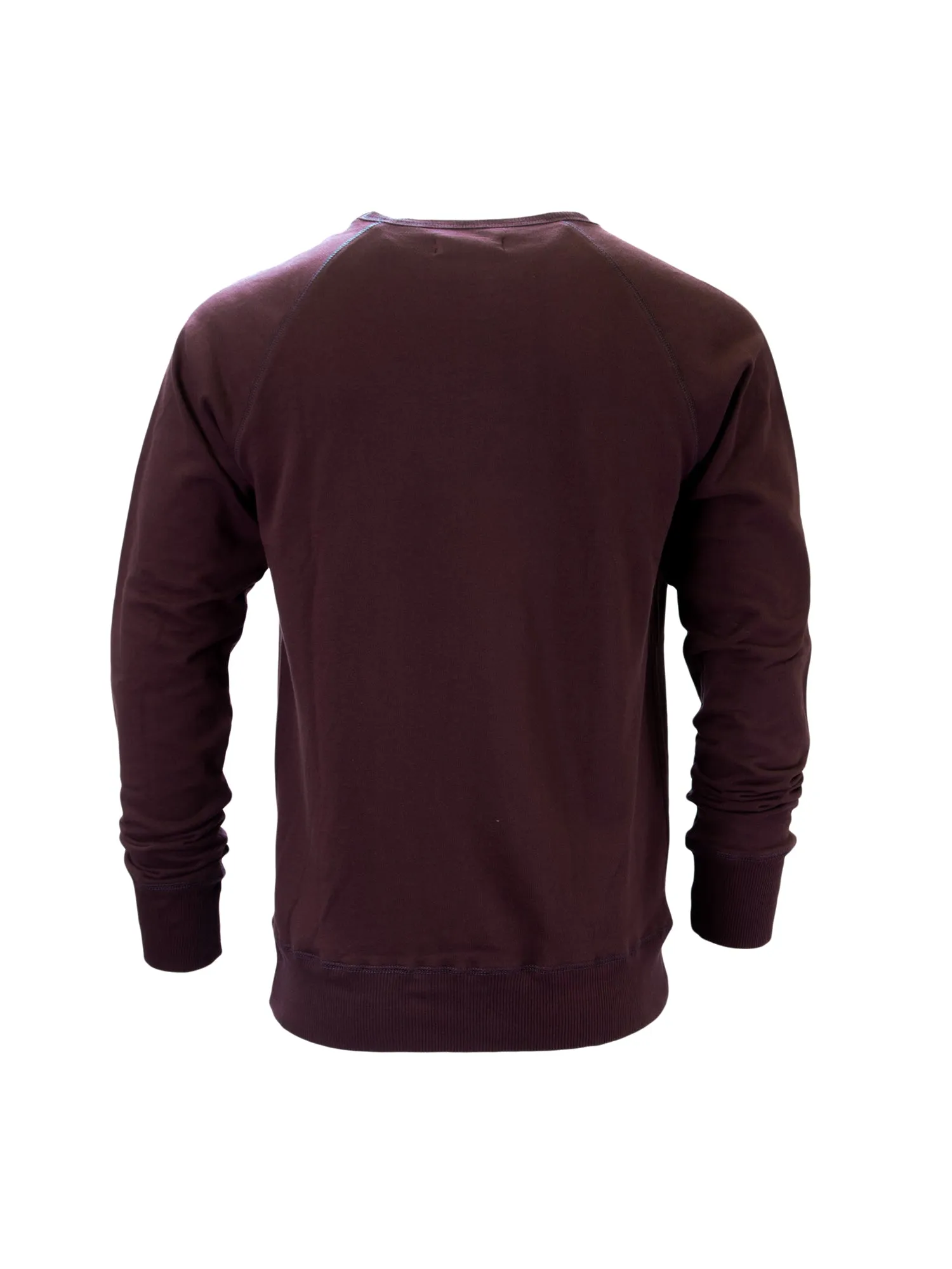 PROJECT A by Zanerobe Men's Burgundy Acid Witcombe Crew Sweatshirt $99 NWT