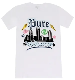 PURE CHARLOTTE AIRBRUSH TEE