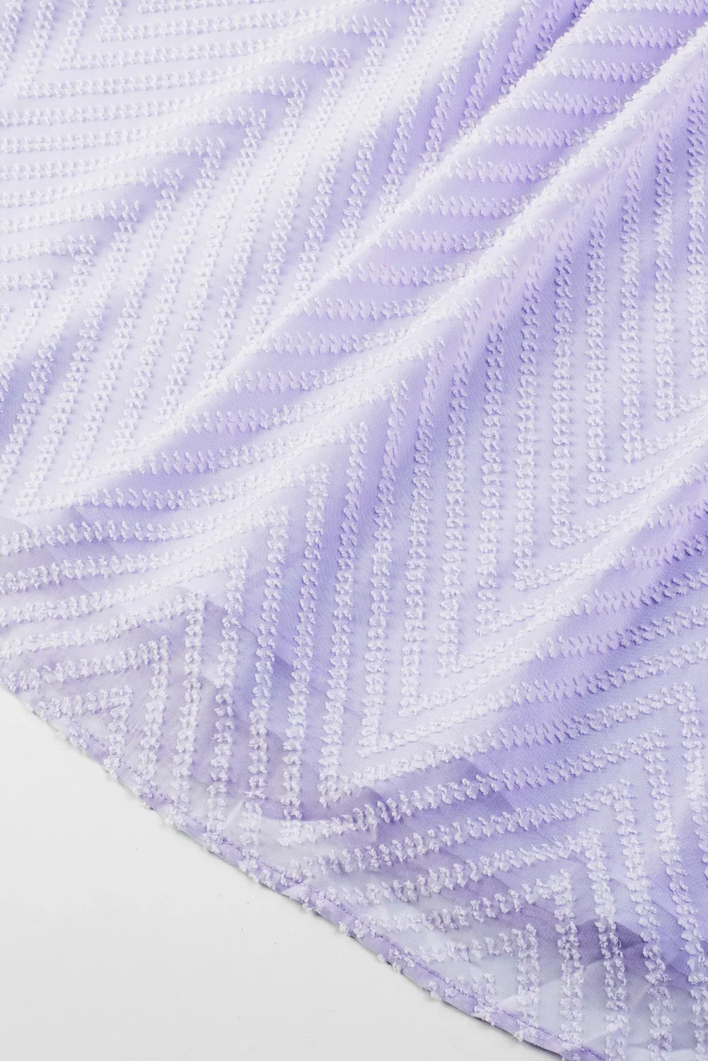 Purple Square Neck Puff Sleeve Babydoll Mini Dress