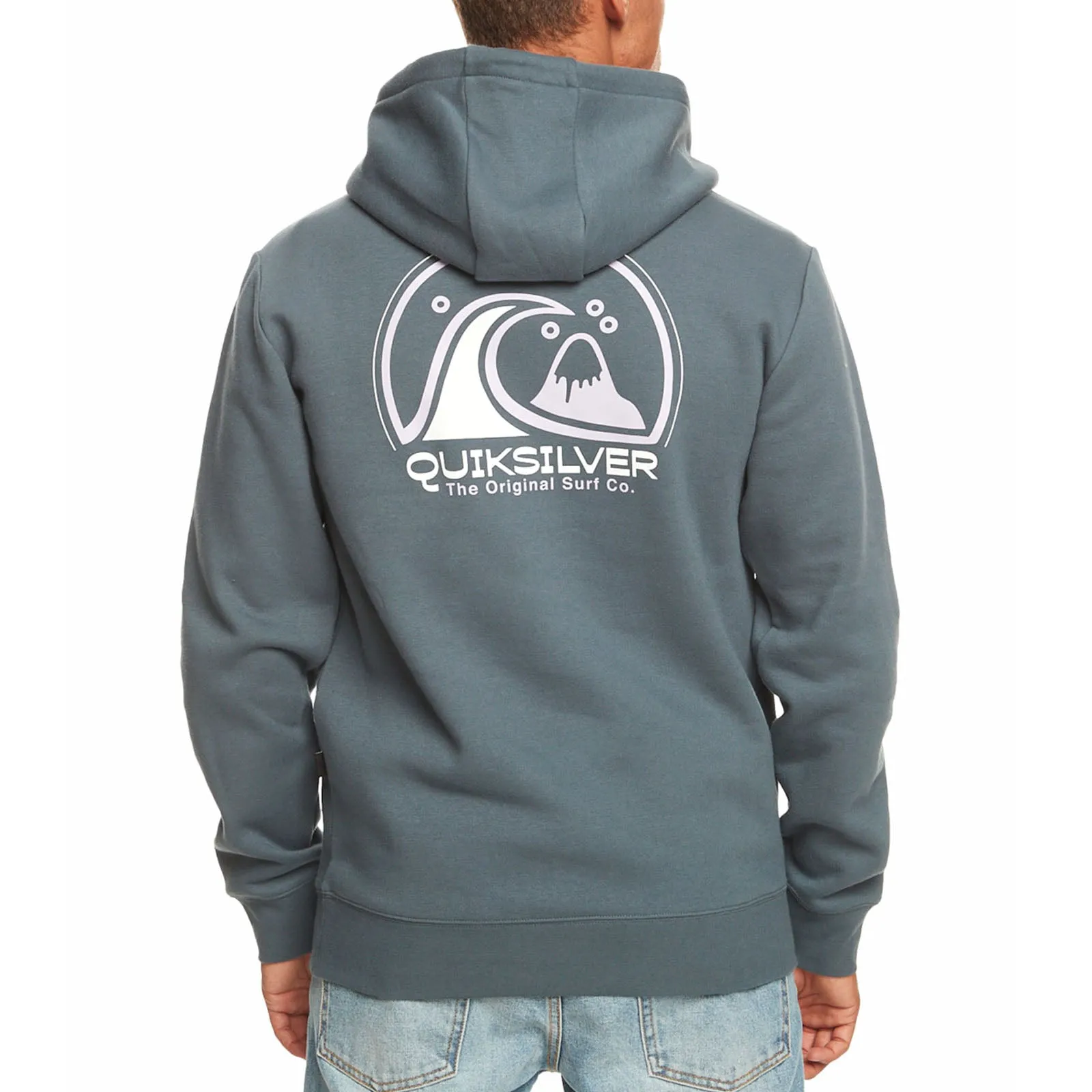 Quiksilver Mens Clean Circle Hoodie - Dark Slate