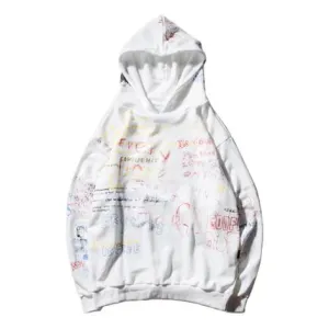 "THOUGHTS" Hoodies Sweatshirt Streetwear Blanc - URB1™
