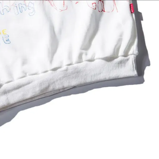 "THOUGHTS" Hoodies Sweatshirt Streetwear Blanc - URB1™
