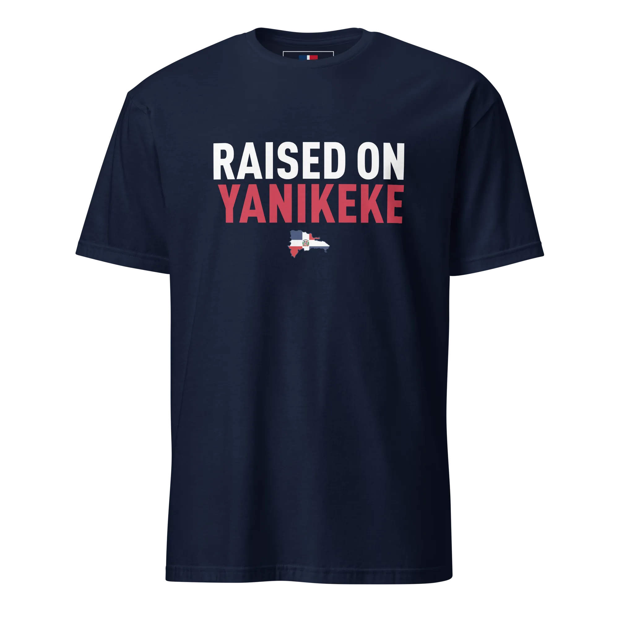 Raised on Yanikeke Unisex Dominican T-Shirt