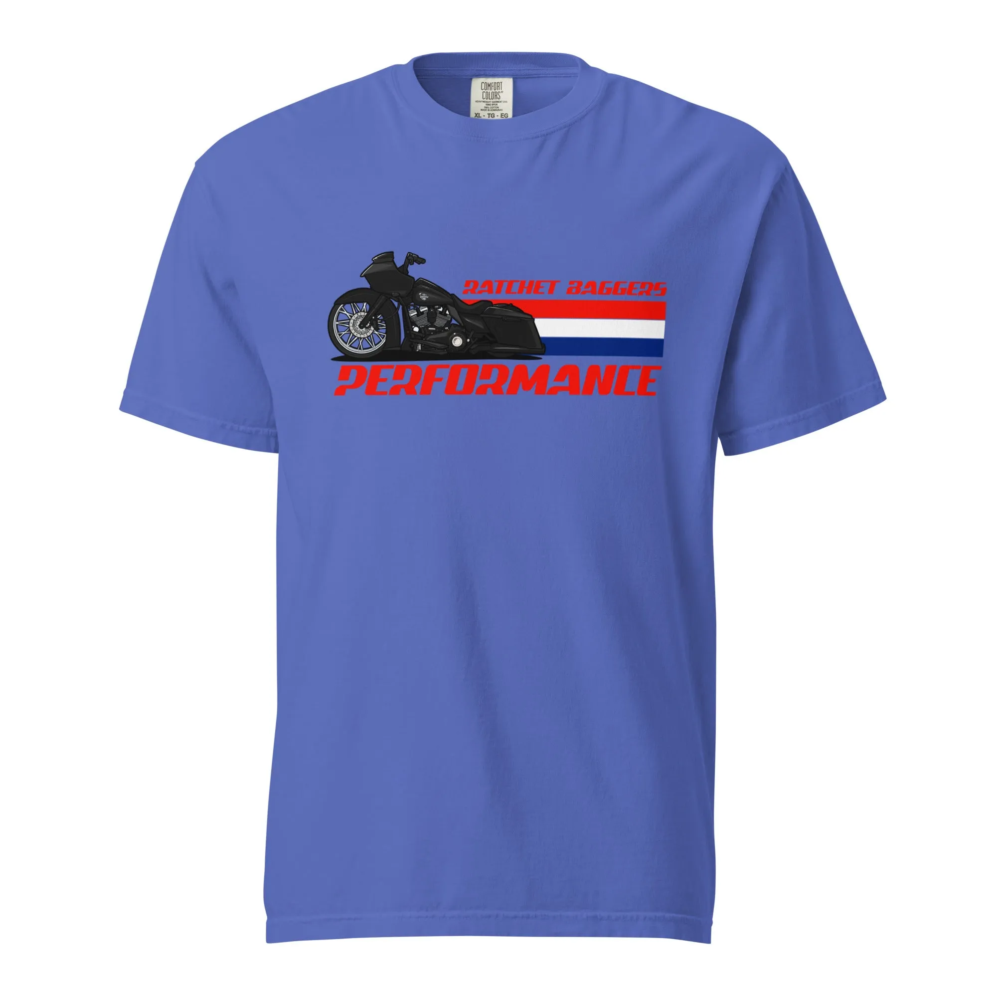 Ratchet Bagger Flag front Unisex garment-dyed heavyweight t-shirt