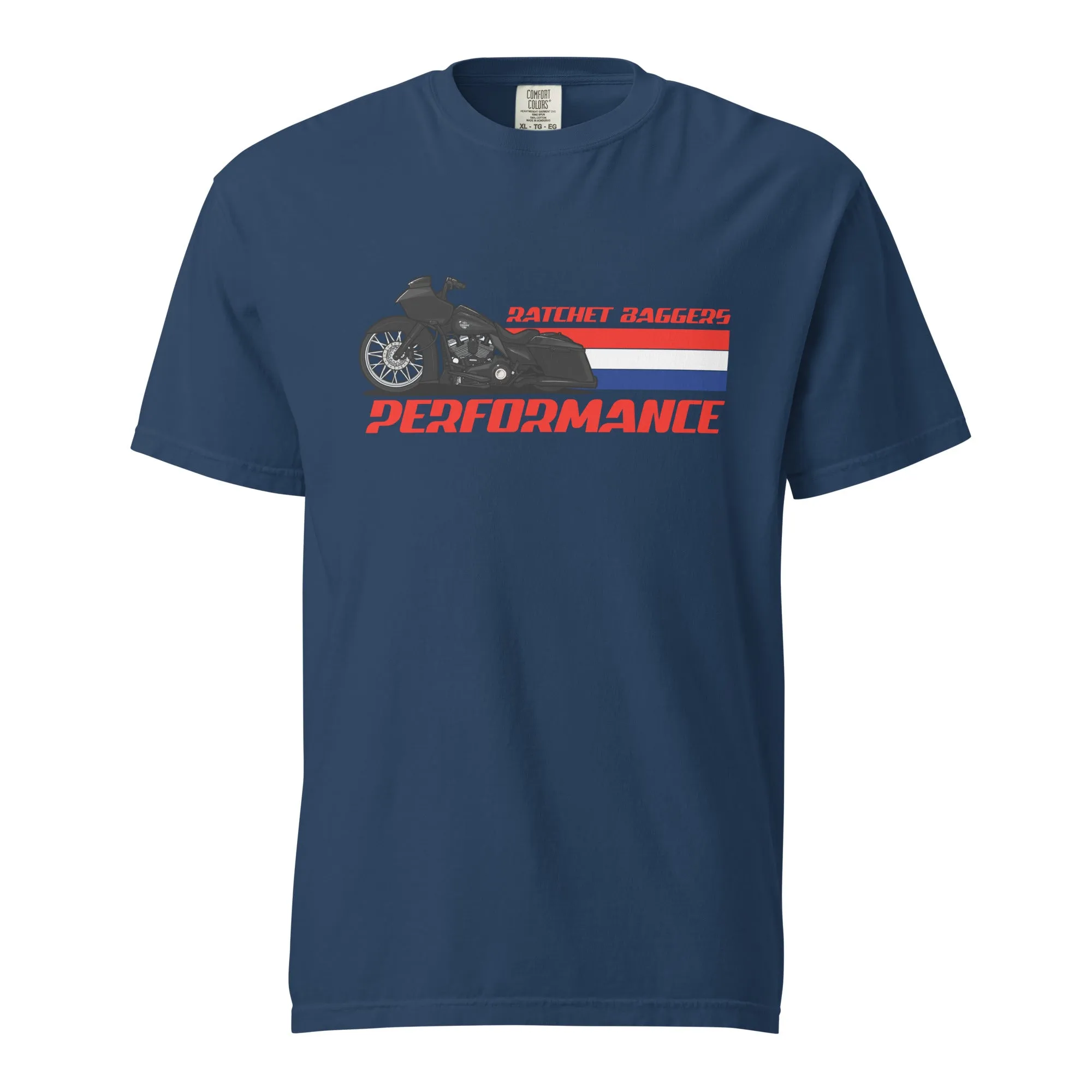Ratchet Bagger Flag front Unisex garment-dyed heavyweight t-shirt