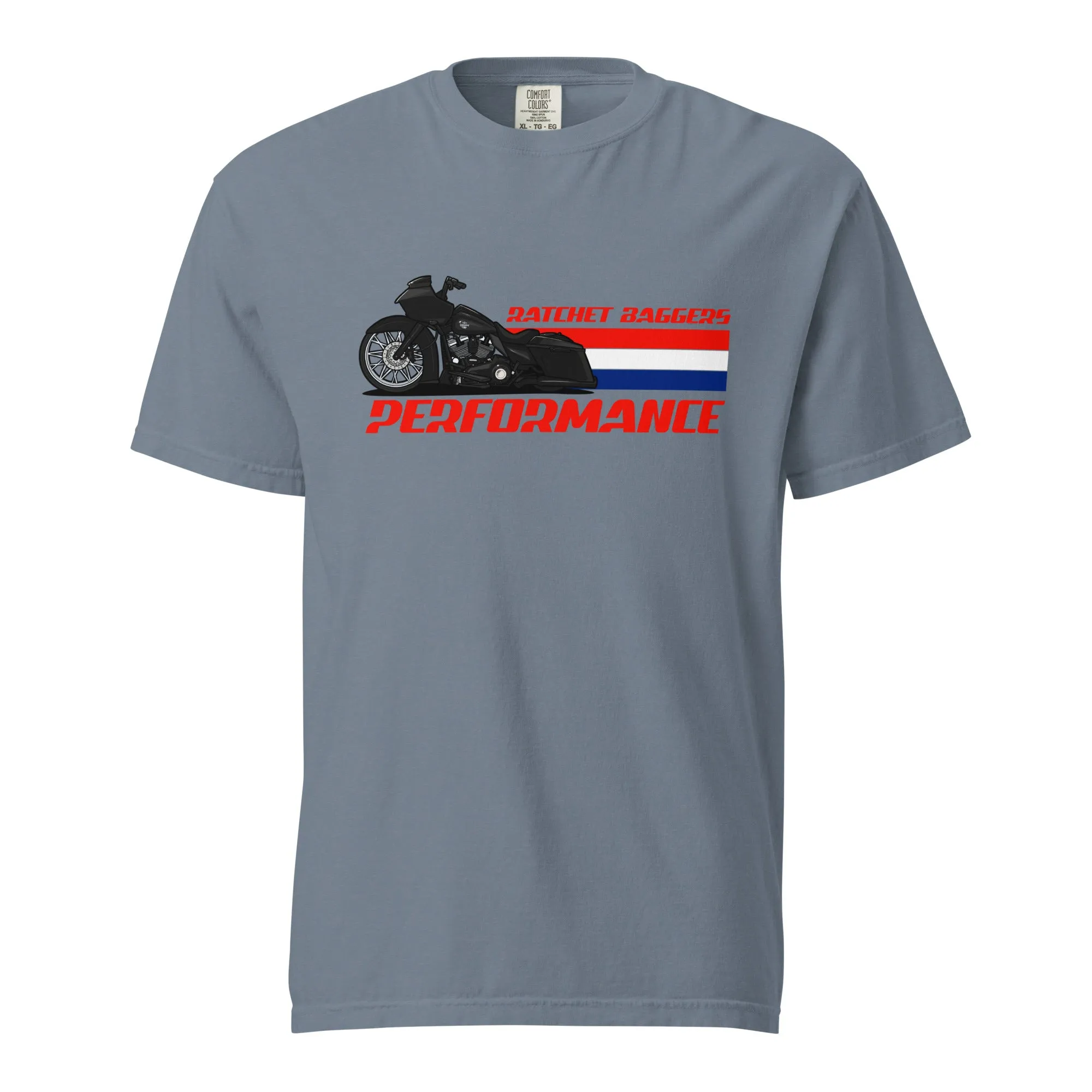 Ratchet Bagger Flag front Unisex garment-dyed heavyweight t-shirt