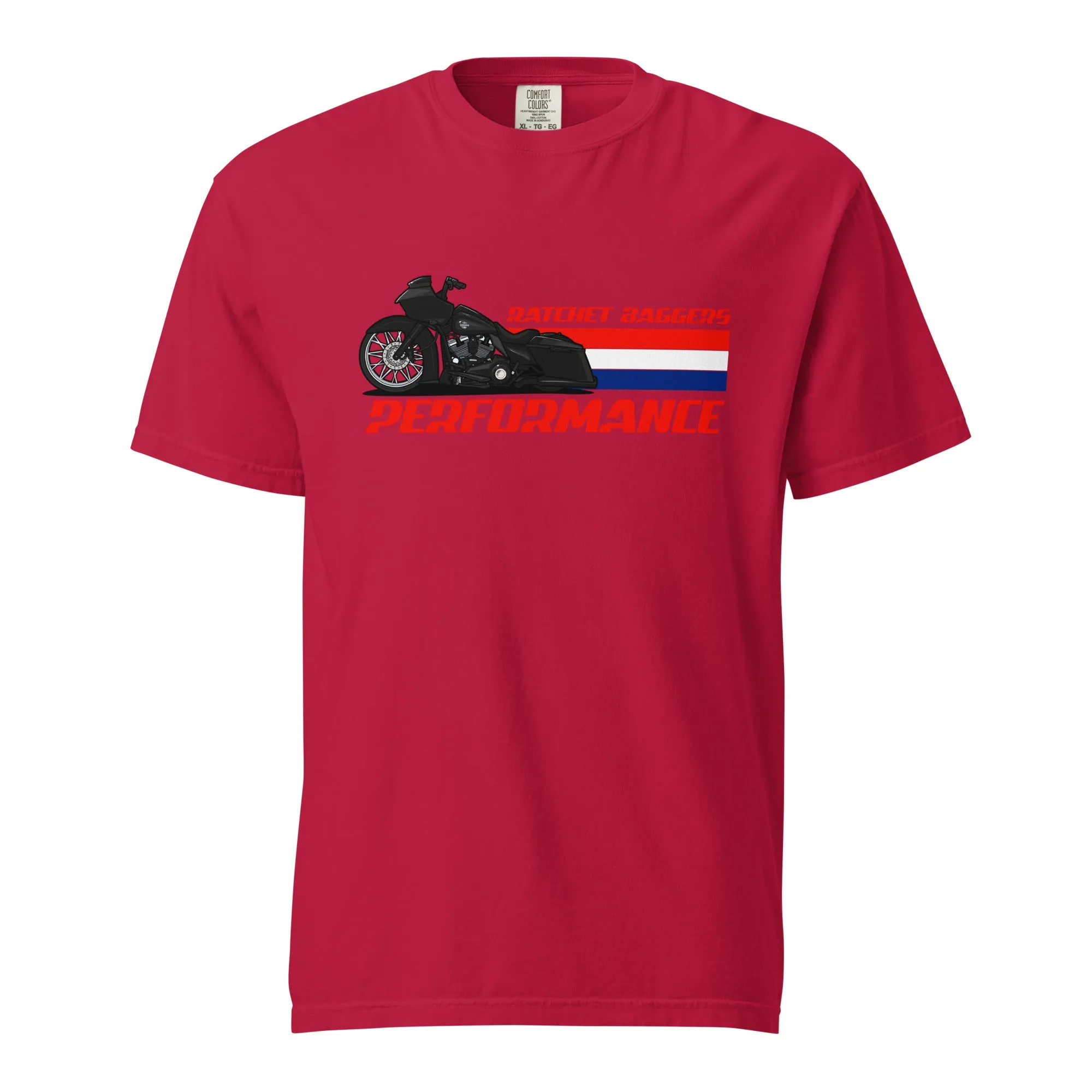 Ratchet Bagger Flag front Unisex garment-dyed heavyweight t-shirt