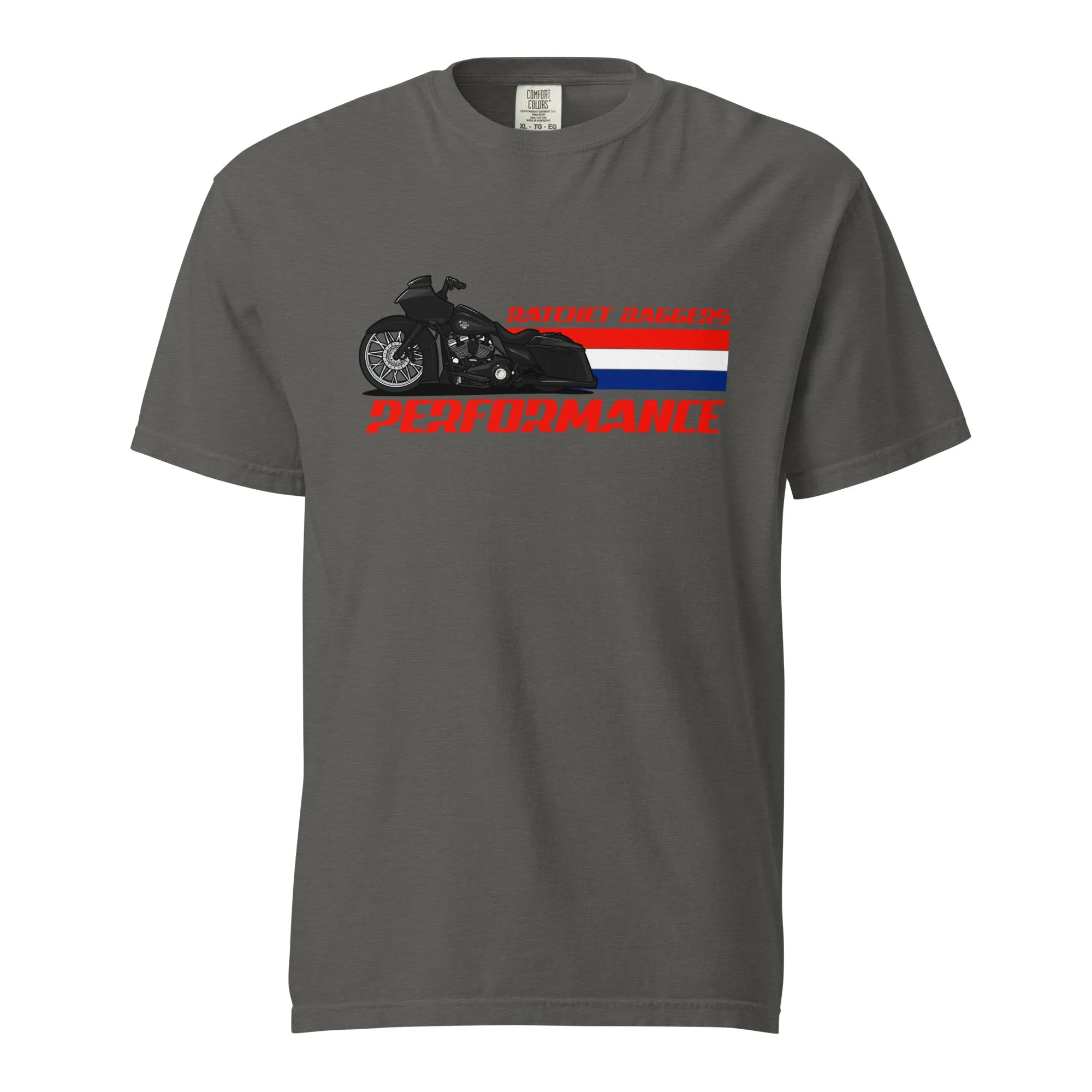 Ratchet Bagger Flag front Unisex garment-dyed heavyweight t-shirt