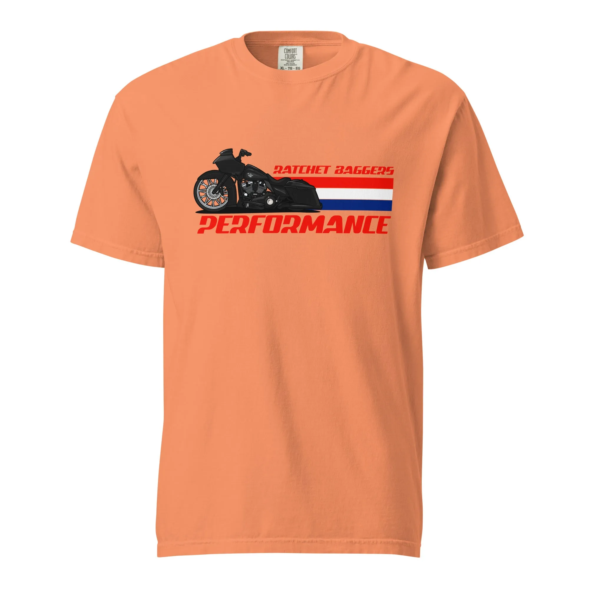 Ratchet Bagger Flag front Unisex garment-dyed heavyweight t-shirt