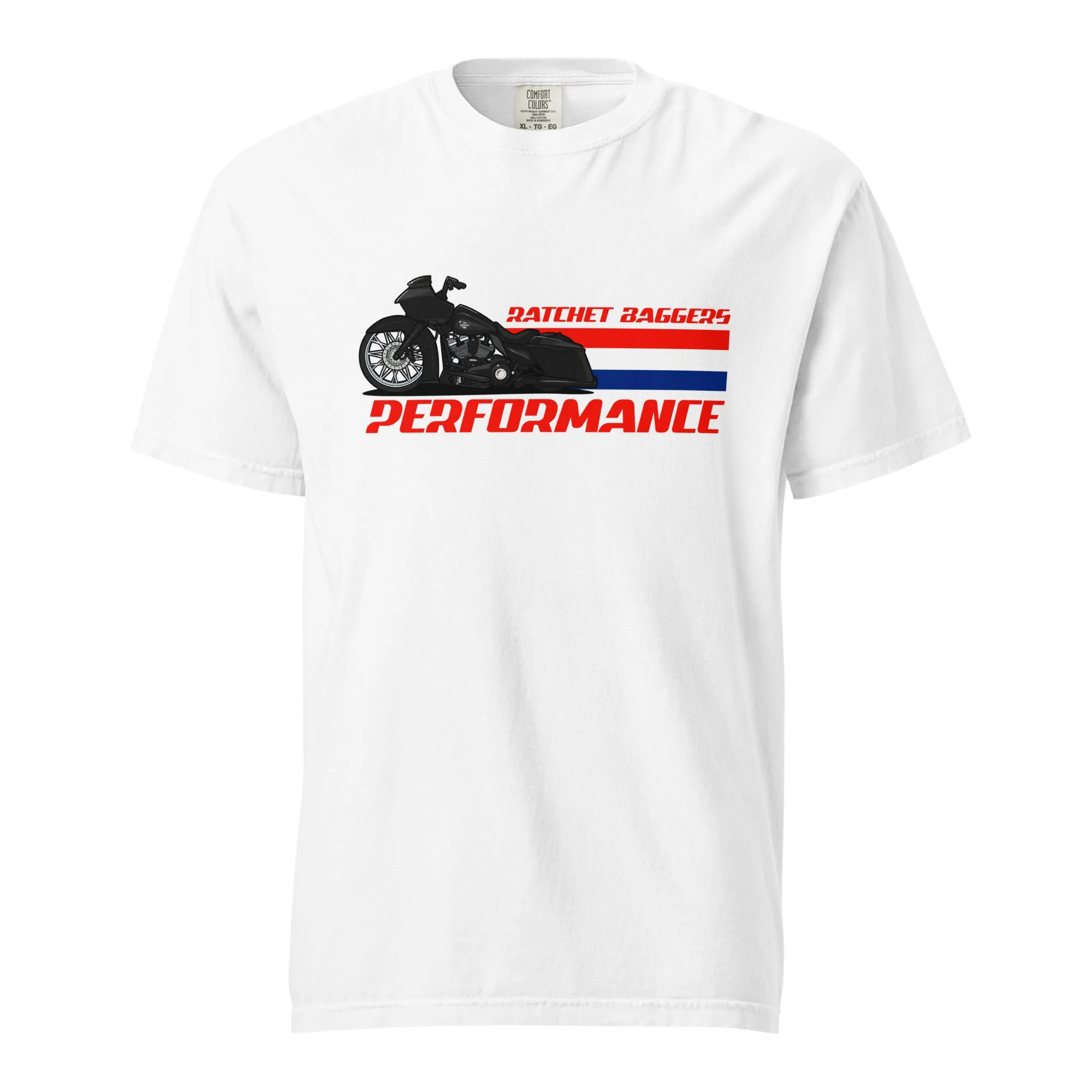 Ratchet Bagger Flag front Unisex garment-dyed heavyweight t-shirt