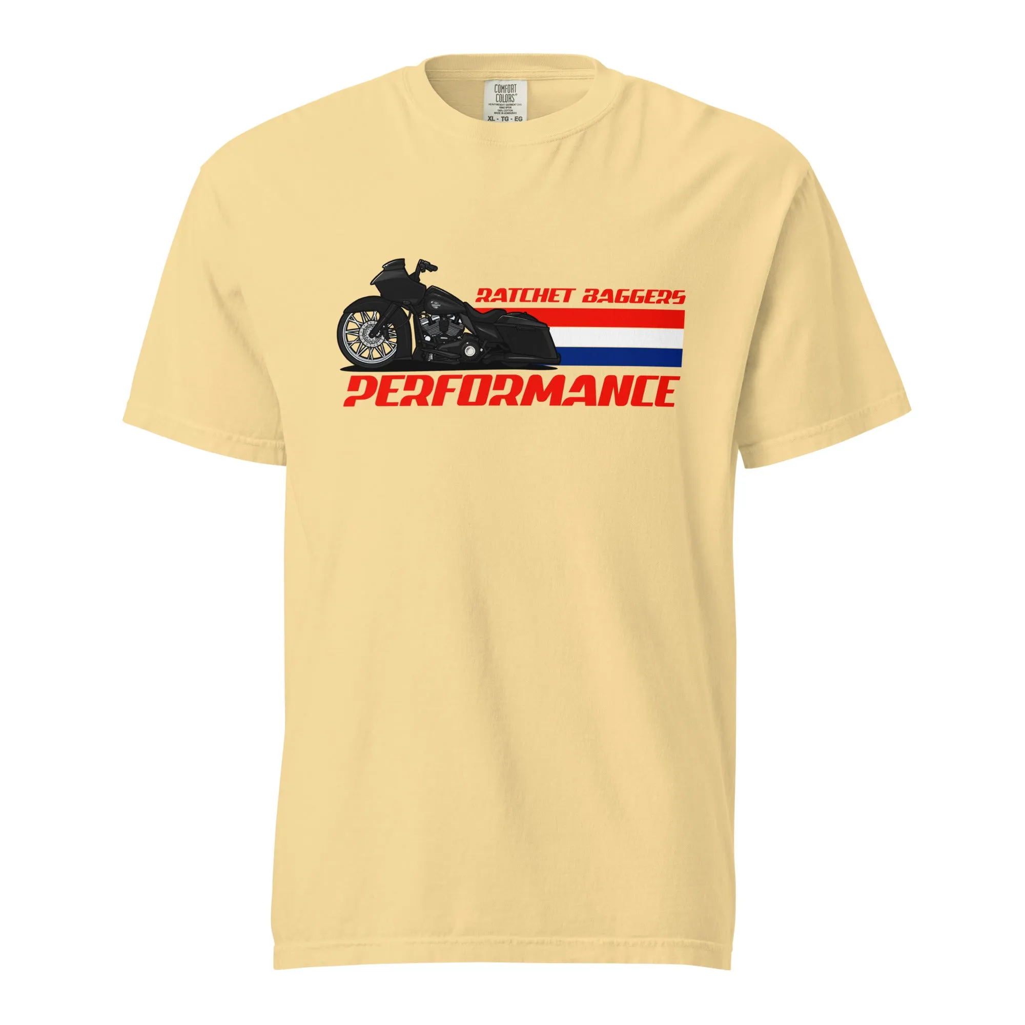Ratchet Bagger Flag front Unisex garment-dyed heavyweight t-shirt