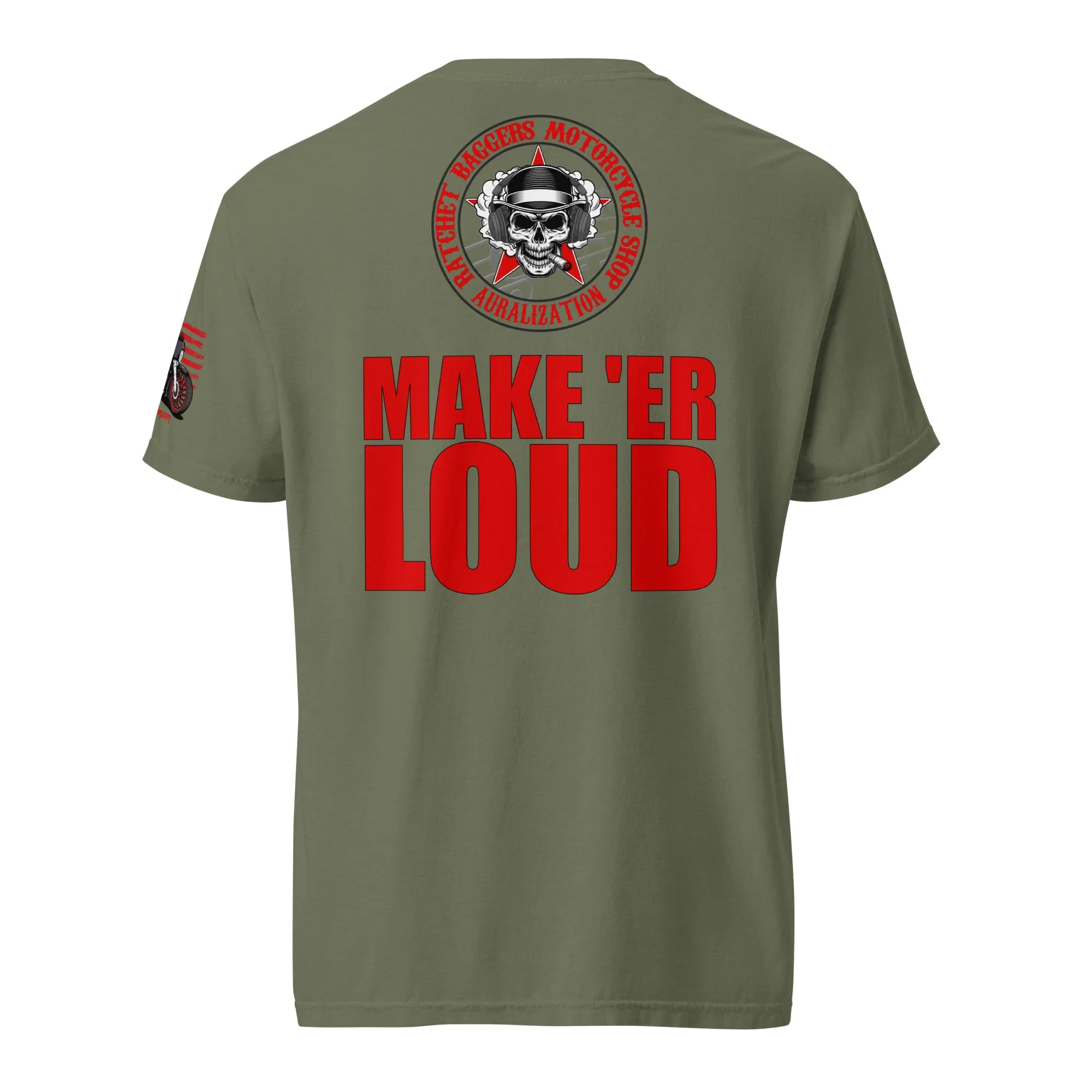 RBMS Make 'Er Loud Back Unisex garment-dyed heavyweight t-shirt