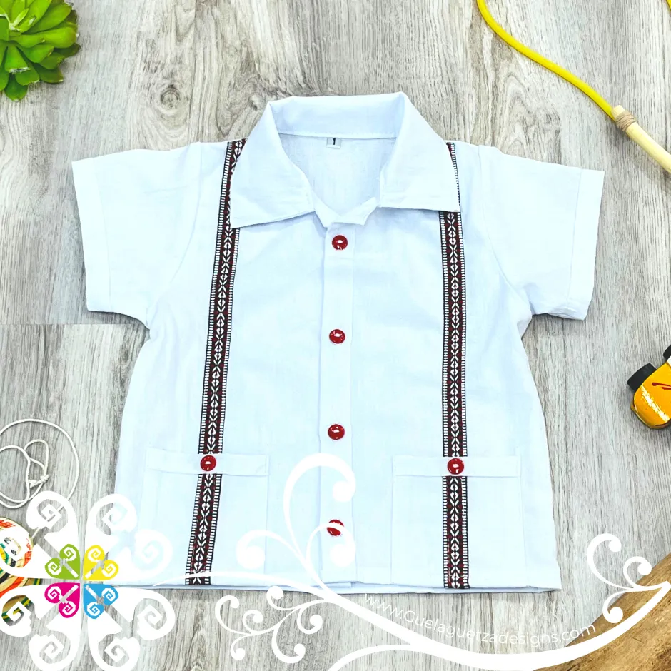 Red Lalito Short and Shirt Set - Mexican Boy Outfit