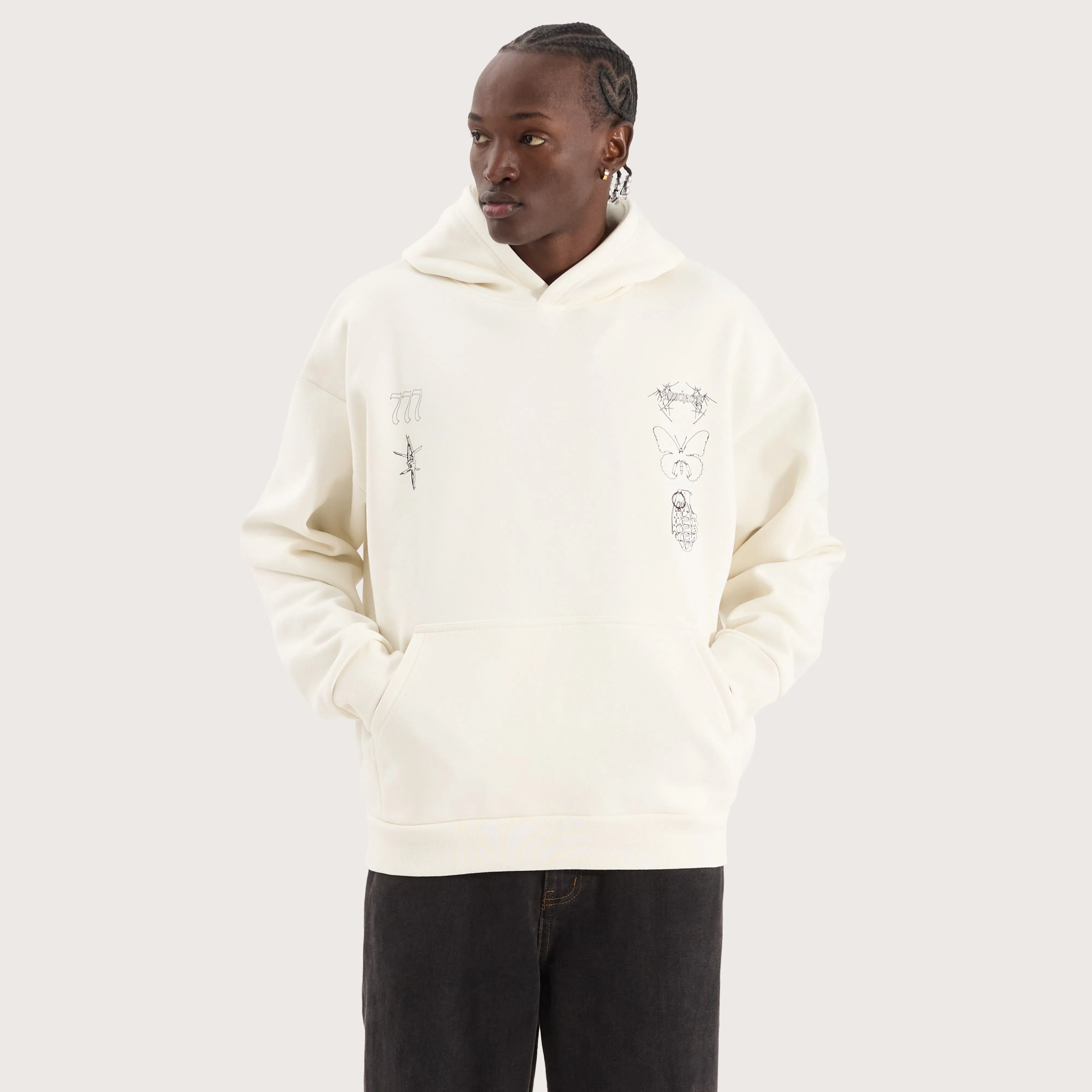 Redback Oversized Hoodie Tofu