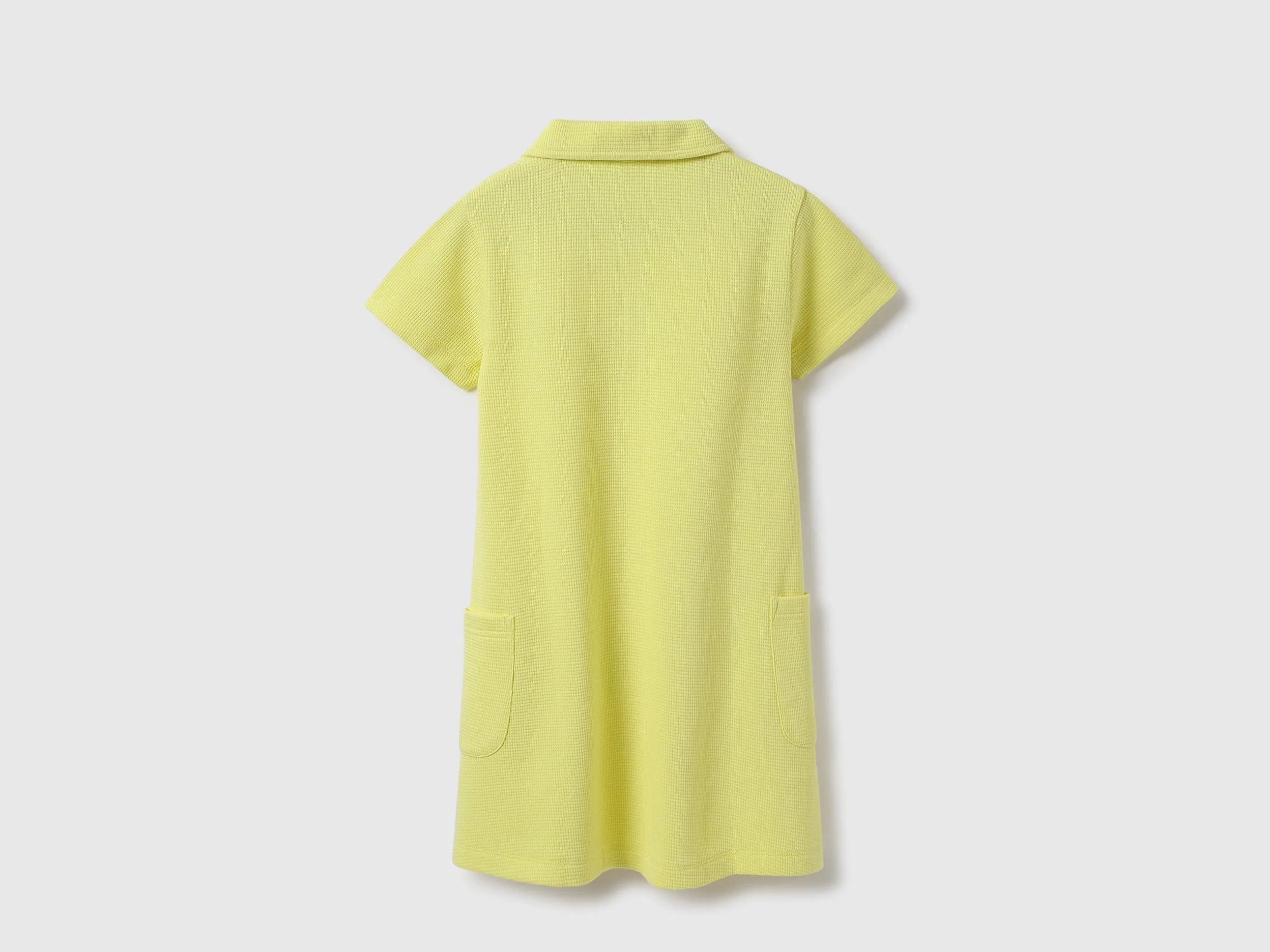 Regular Fit Polo Neck Textured Dresses