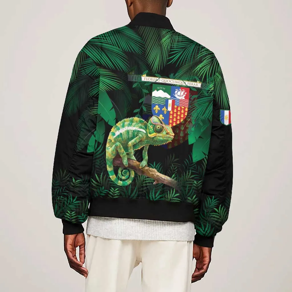 Reunion Island Bomber Jacket Furcifer Pardalis LT15