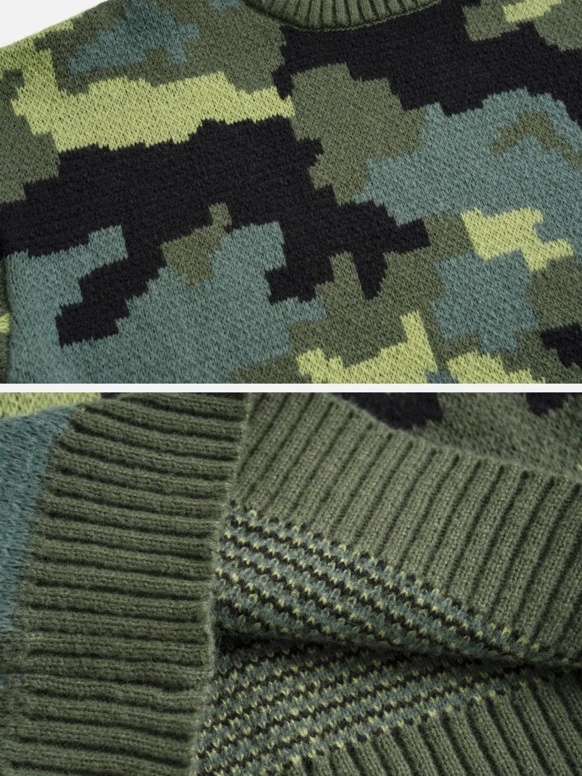 Rimiro - Camouflage Print Sweater