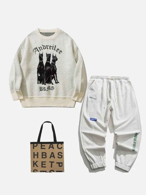 Rimiro - Doberman Print Sweater