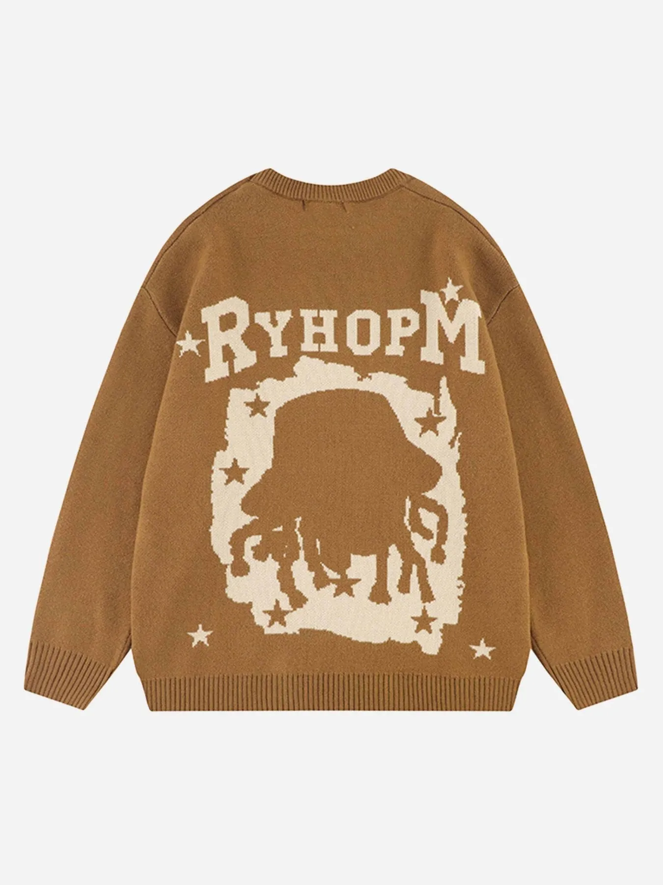 Rimiro - Hip-hop Creative Embroidered Knitwear