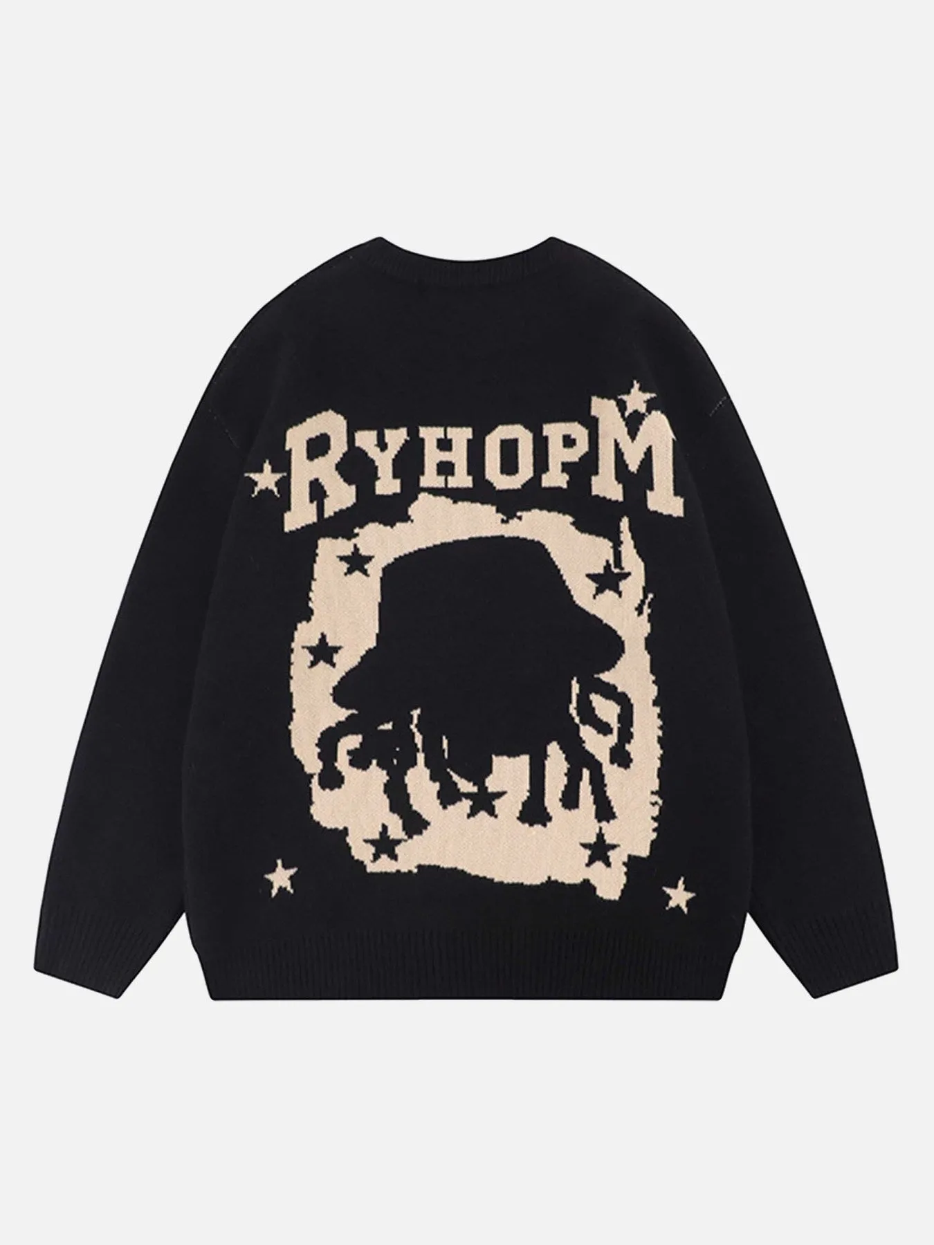 Rimiro - Hip-hop Creative Embroidered Knitwear