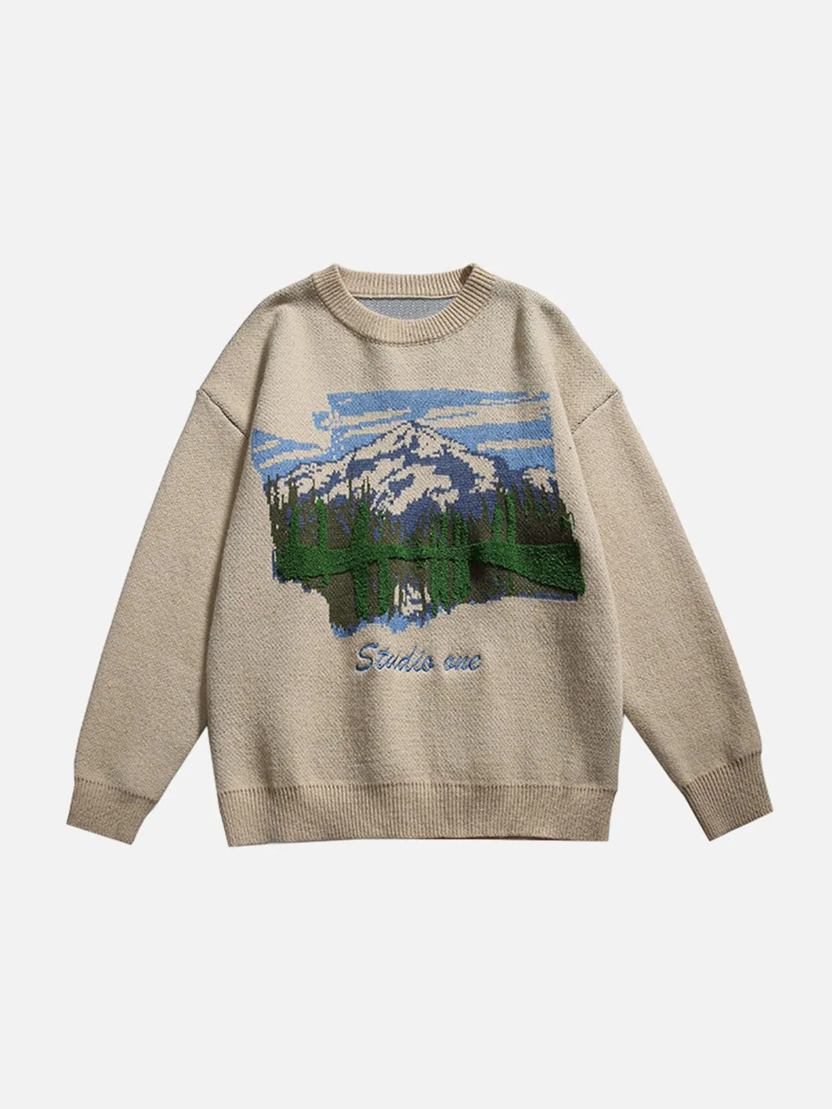Rimiro - Oil Painting Mountain Sweater