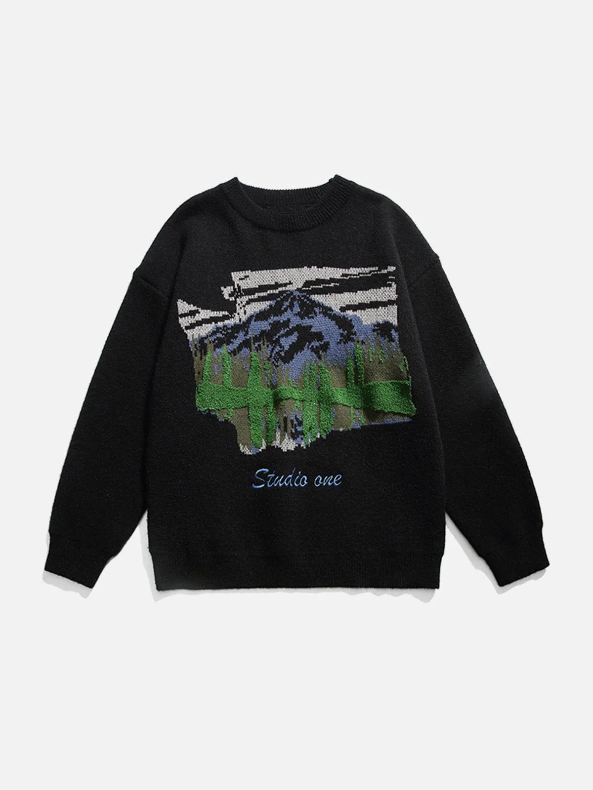 Rimiro - Oil Painting Mountain Sweater