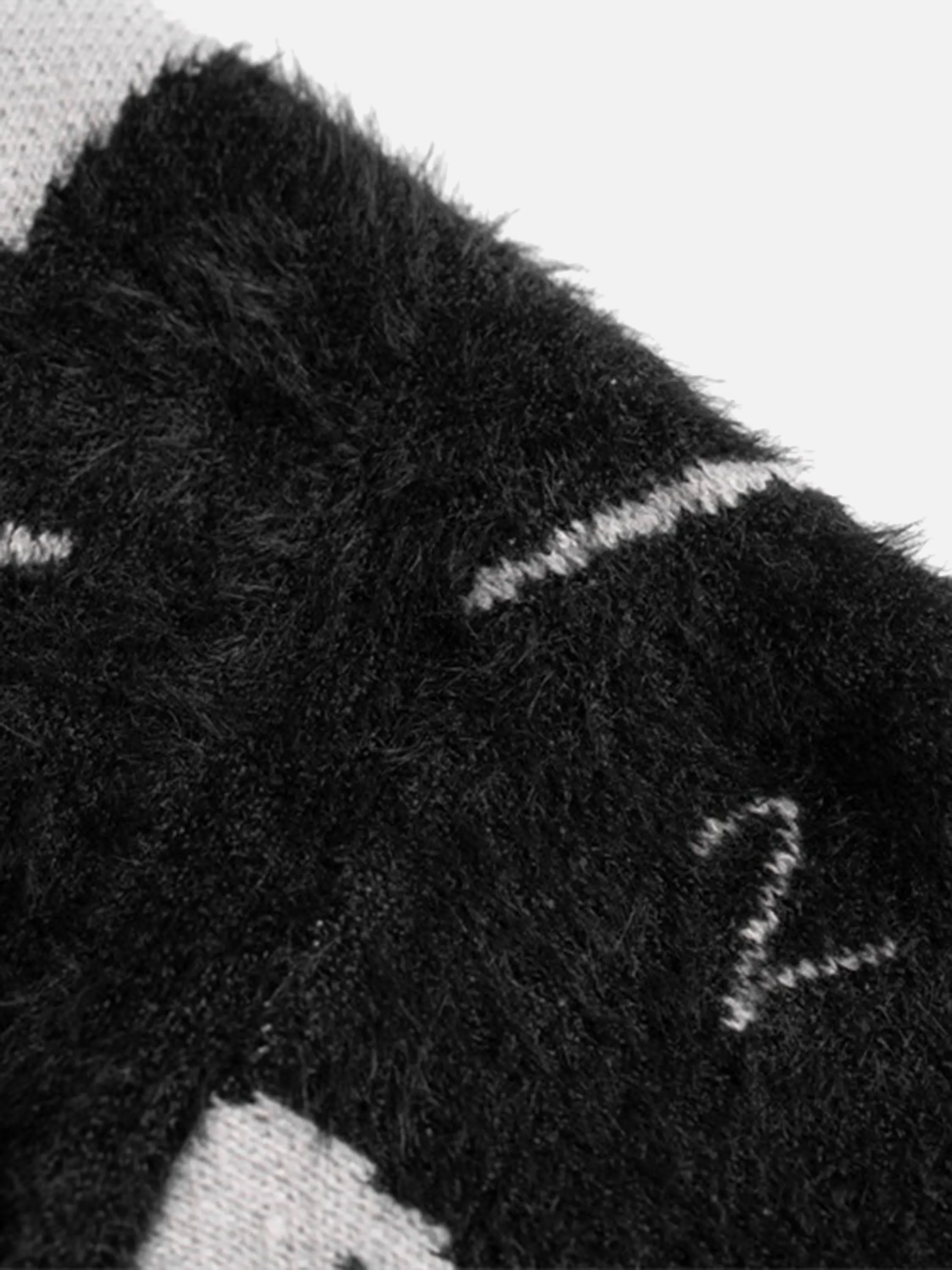 Rimiro - Rip Damage Design Turtleneck Knitwear Sweater