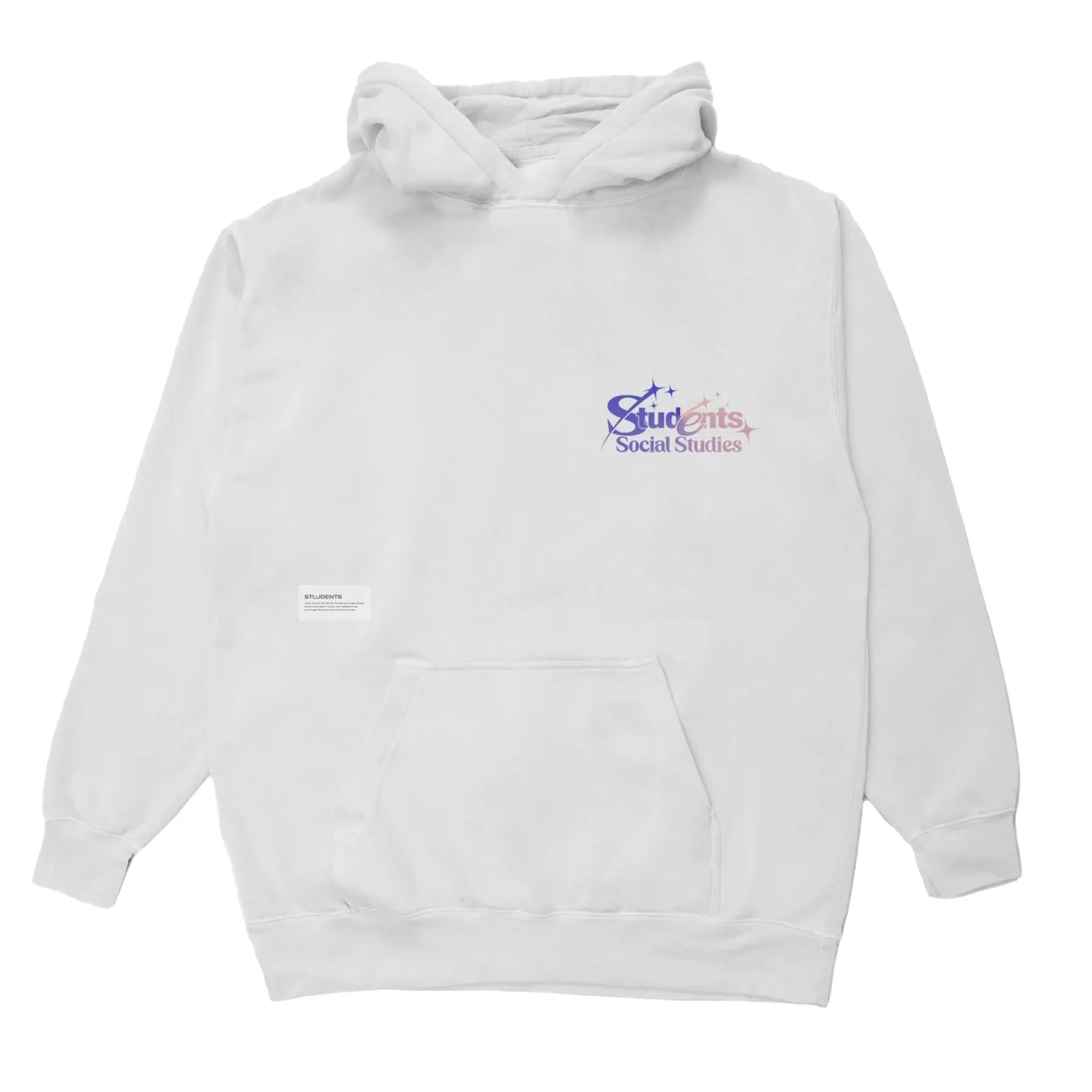 Rising Stars Fleece Pullover Hoodie White