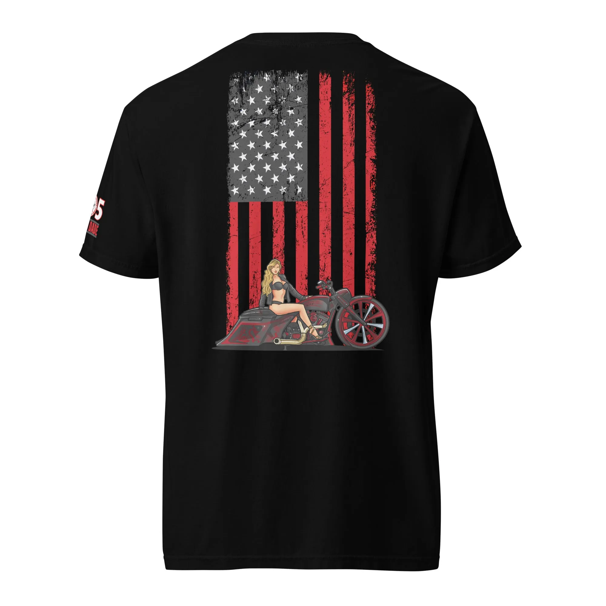 RMBS Flag Crazy Diamond Unisex Garment-Dyed Heavyweight T-Shirt