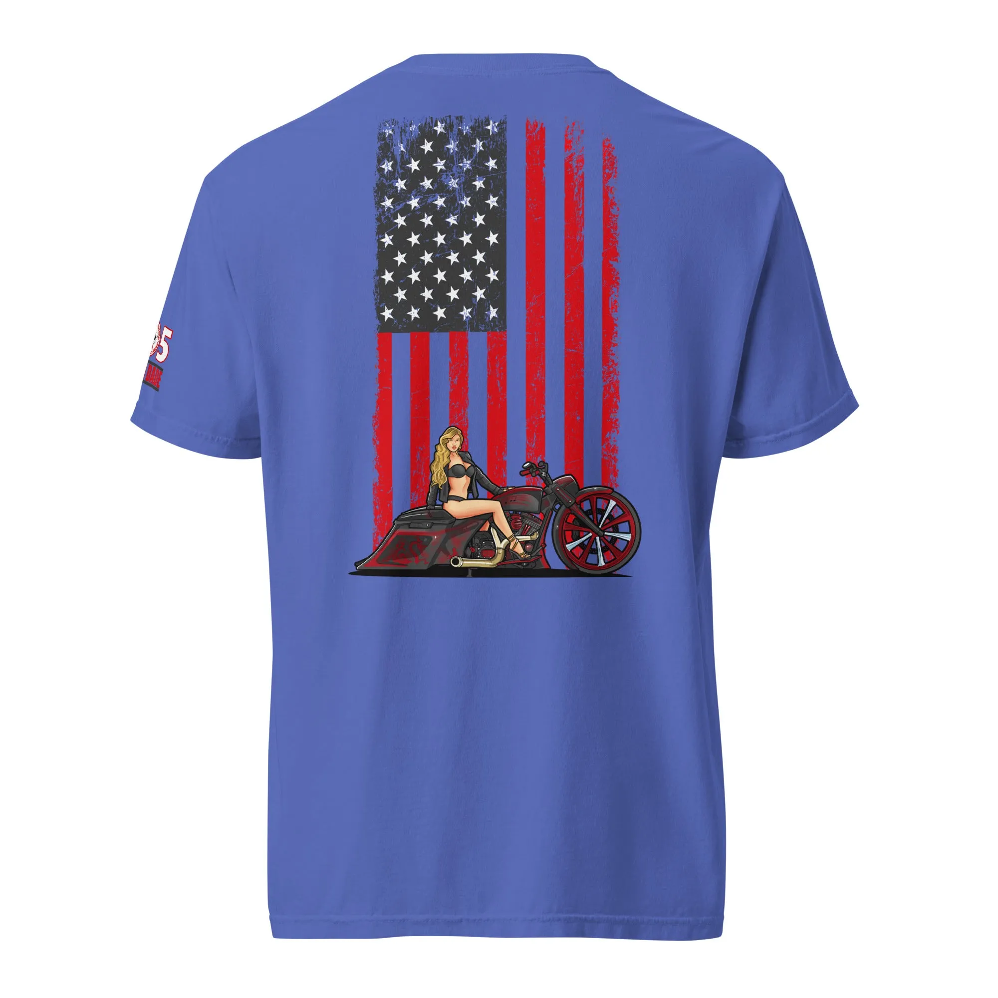 RMBS Flag Crazy Diamond Unisex Garment-Dyed Heavyweight T-Shirt