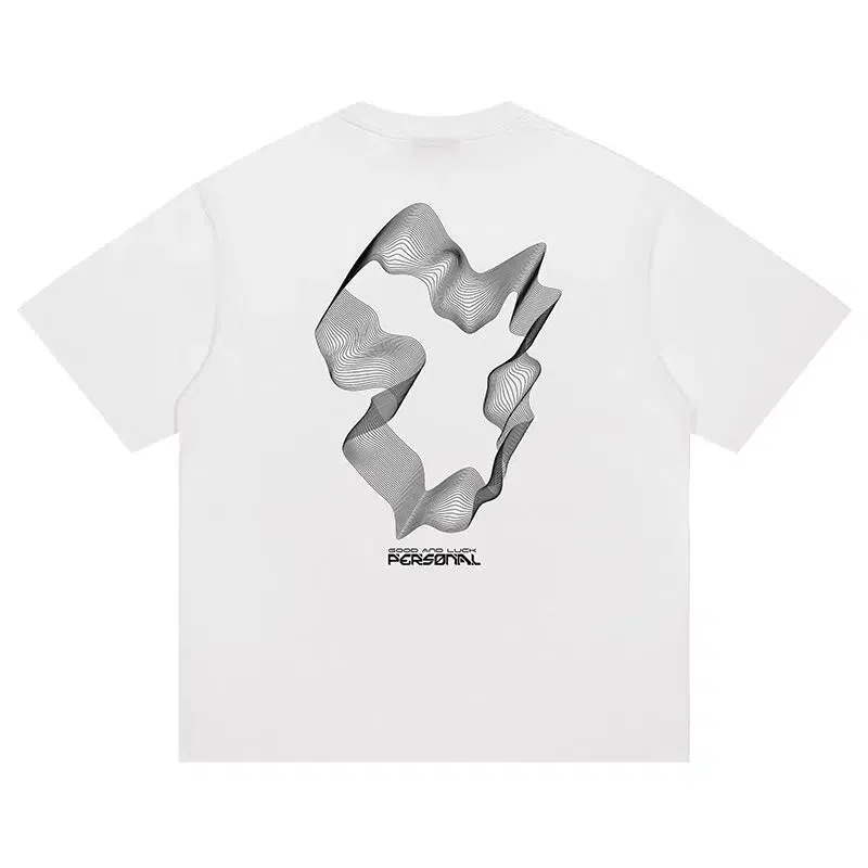 Rotating Line Short-sleeved T-shirt