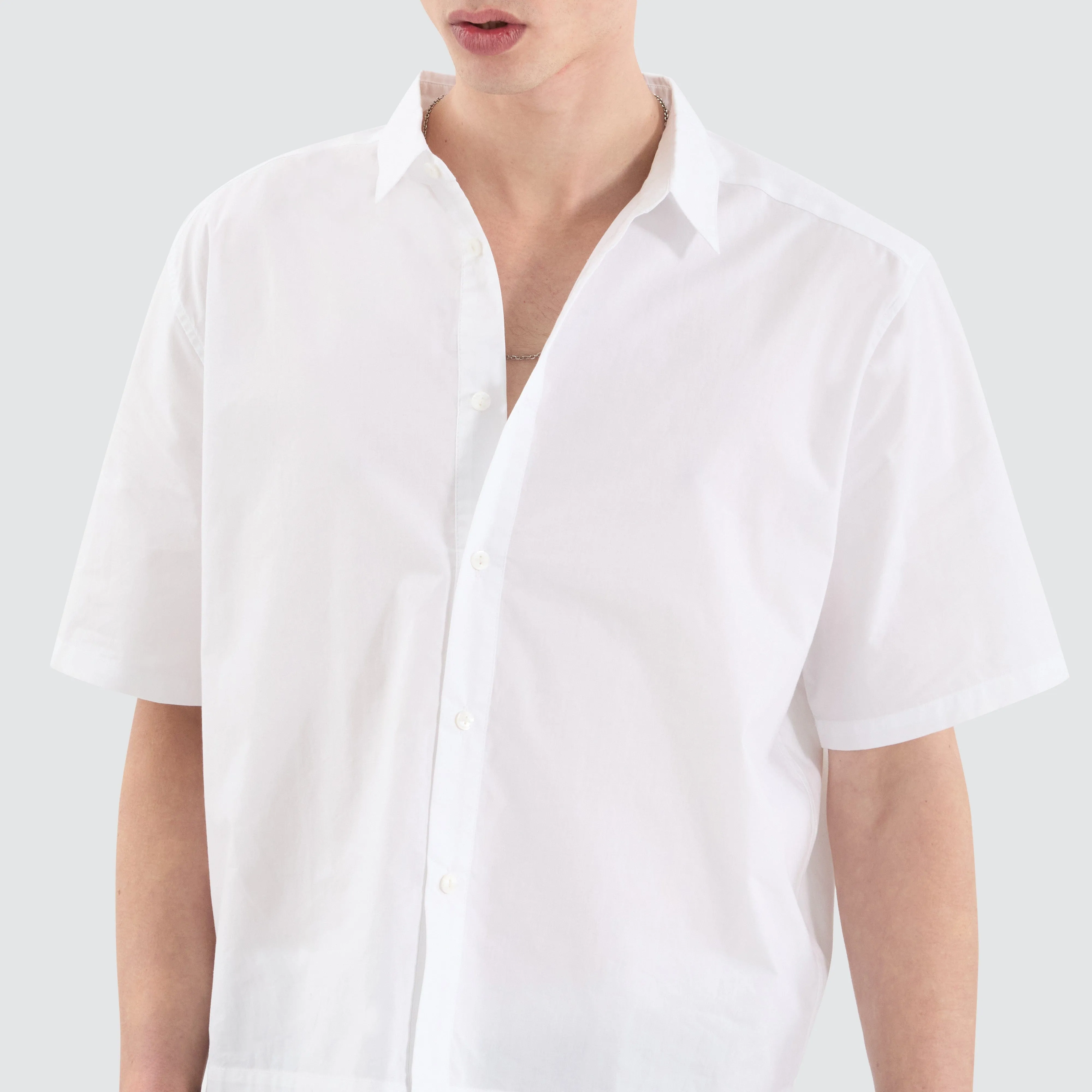 Routine Cube Shortsleeve Shirt White