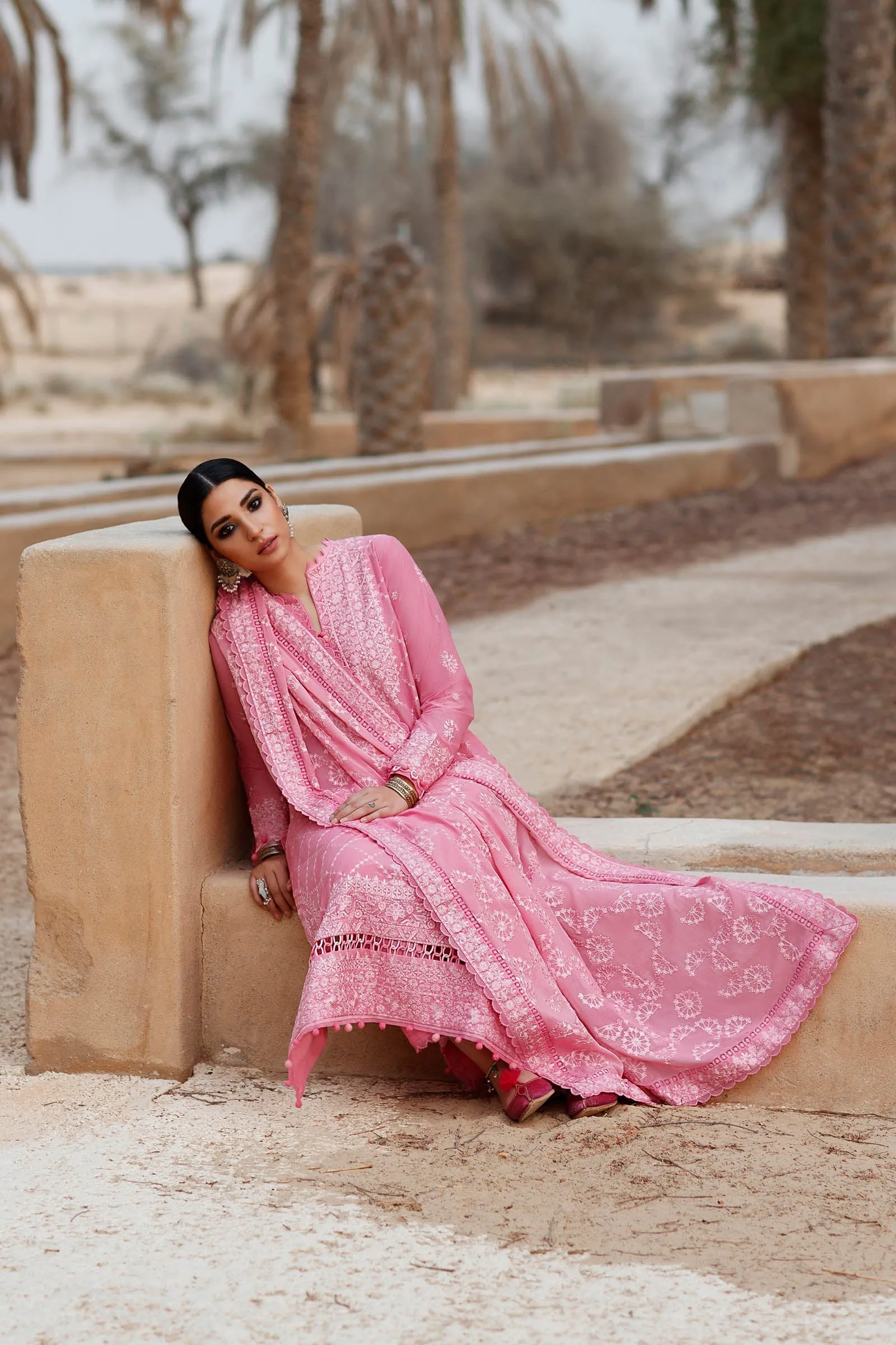 ROZHIN (ZL22-12 B) | Zaha Summer Lawn Collection 2022 | Unstitched Embroidered Lawn Suits