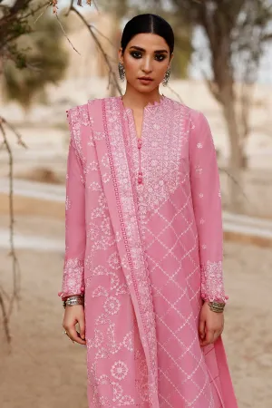 ROZHIN (ZL22-12 B) | Zaha Summer Lawn Collection 2022 | Unstitched Embroidered Lawn Suits