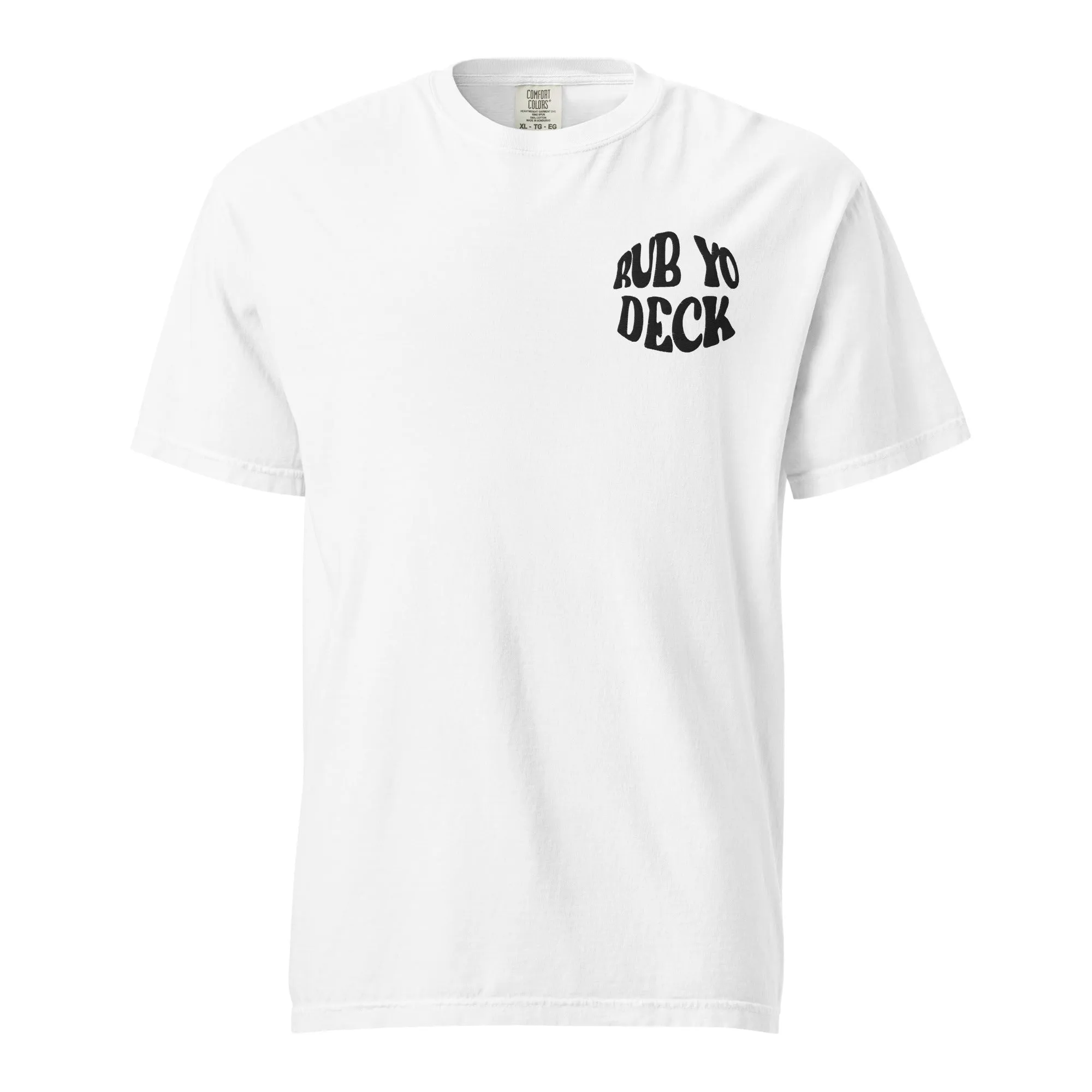 Rub Yo Deck Embroidery Tee
