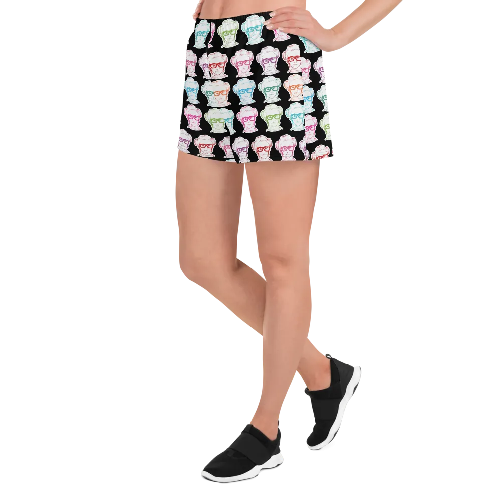 Sammi Haney (Esperanza - Raising Dion) Faces All-Over Women's Athletic Short Shorts