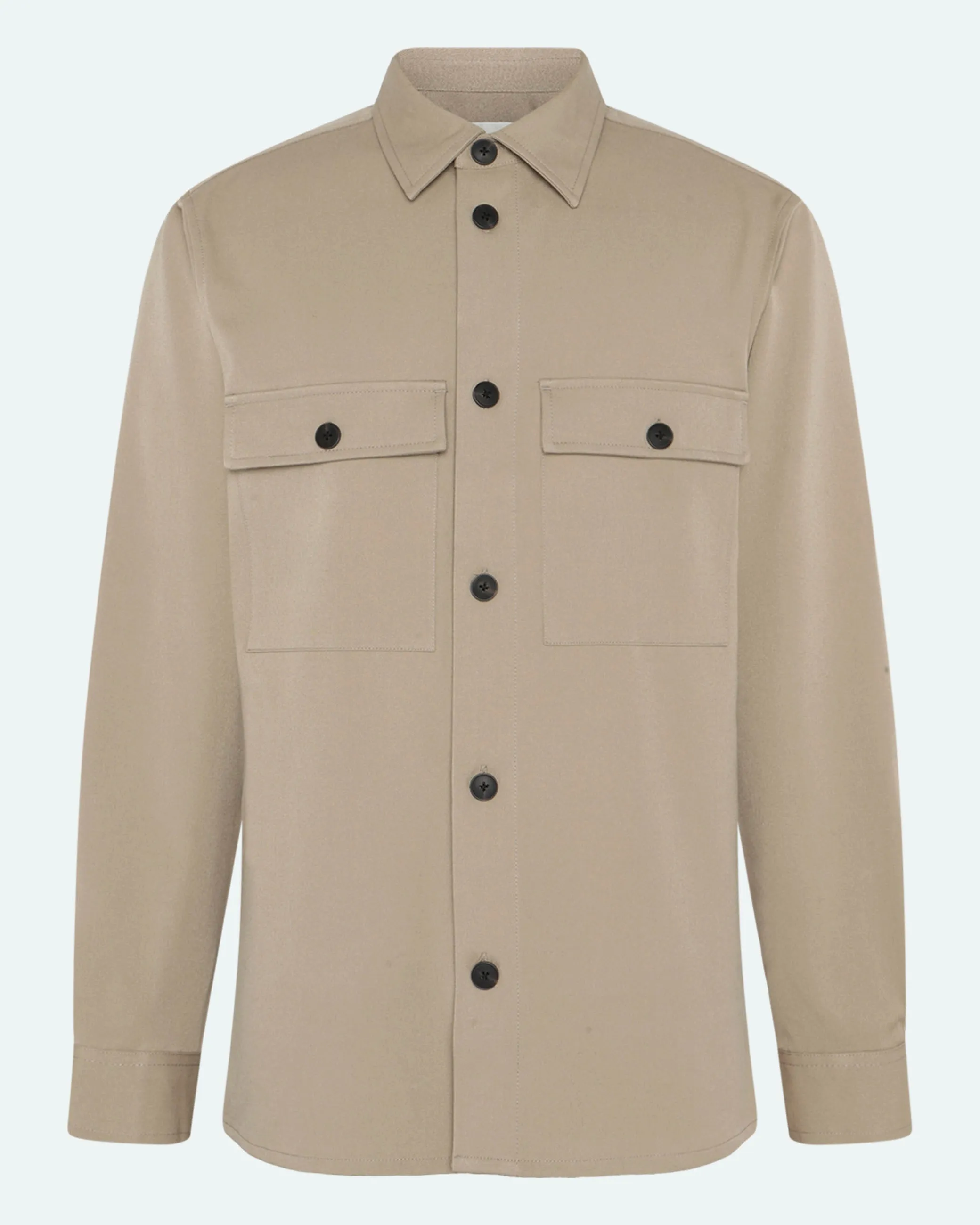Santon overshirt 3808 - Chinchilla